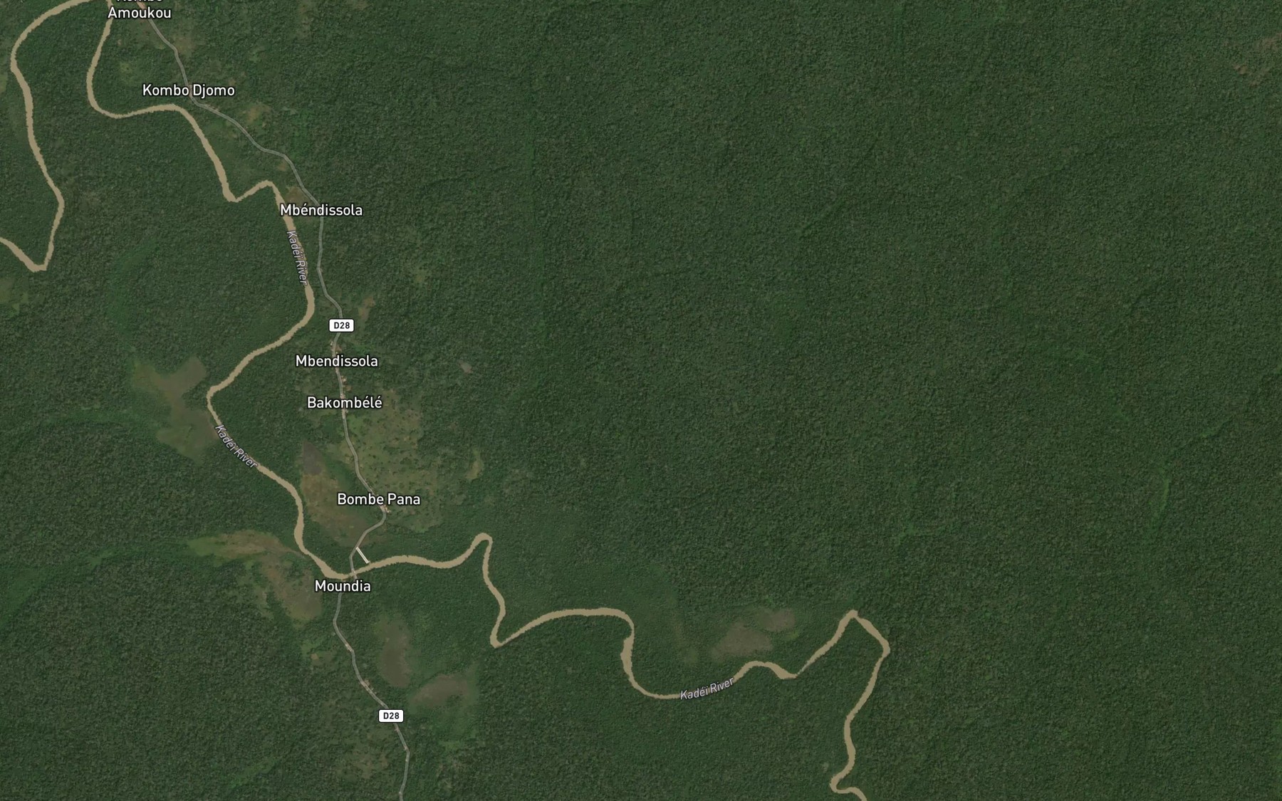 Satellite map of the Ndoumba