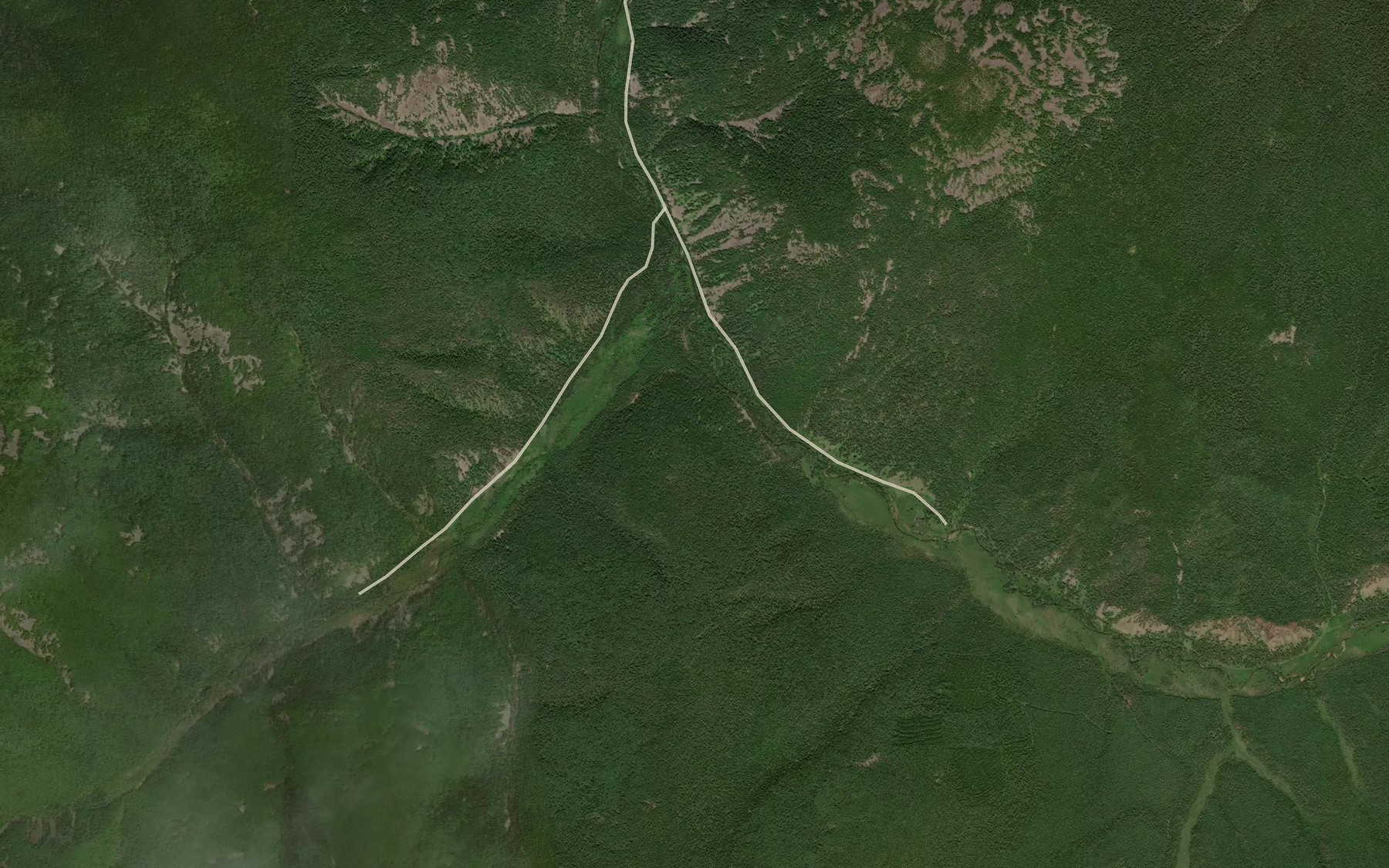 Satellite map of the Malaya Bichura