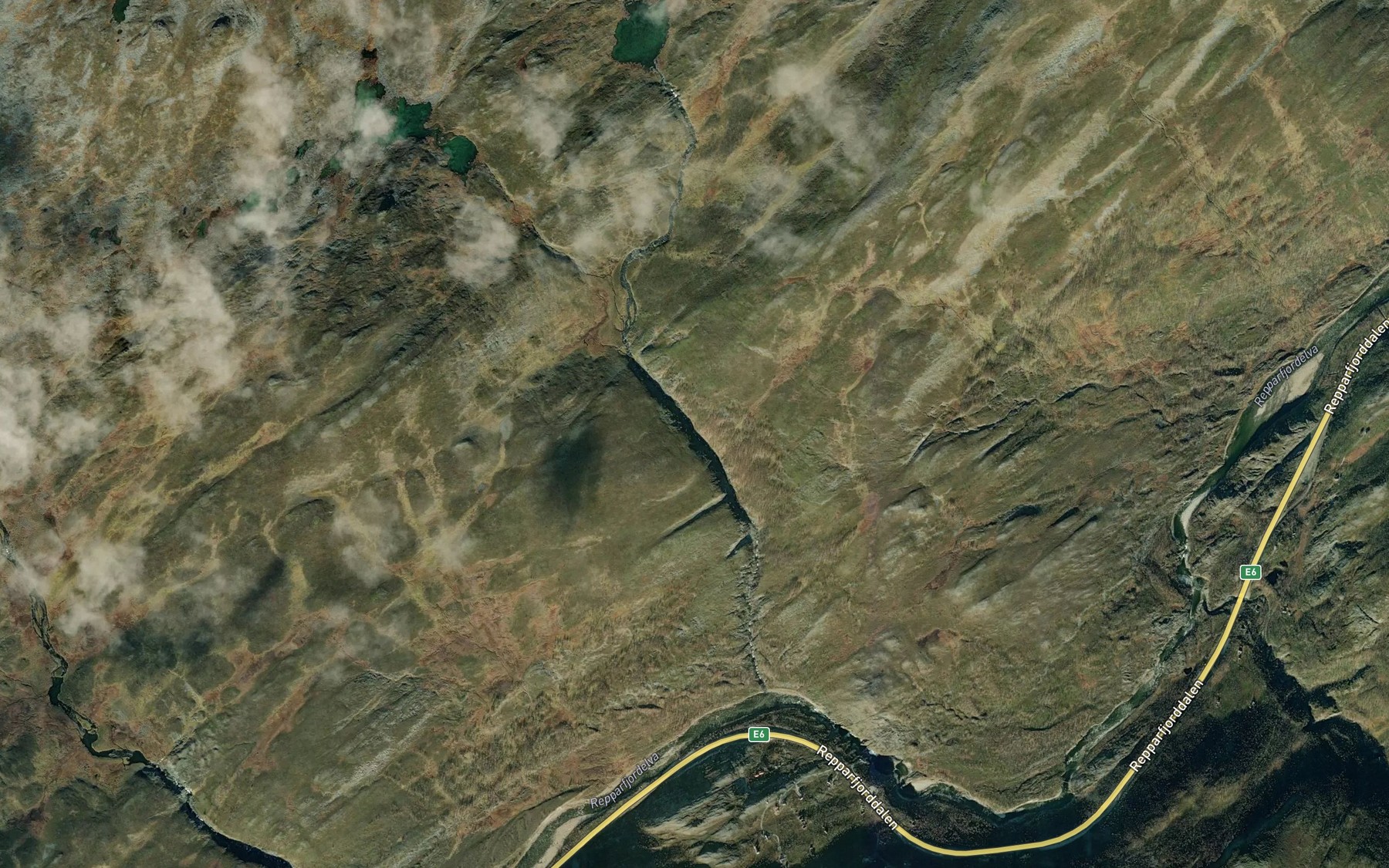Satellite map of the Aisarjakka