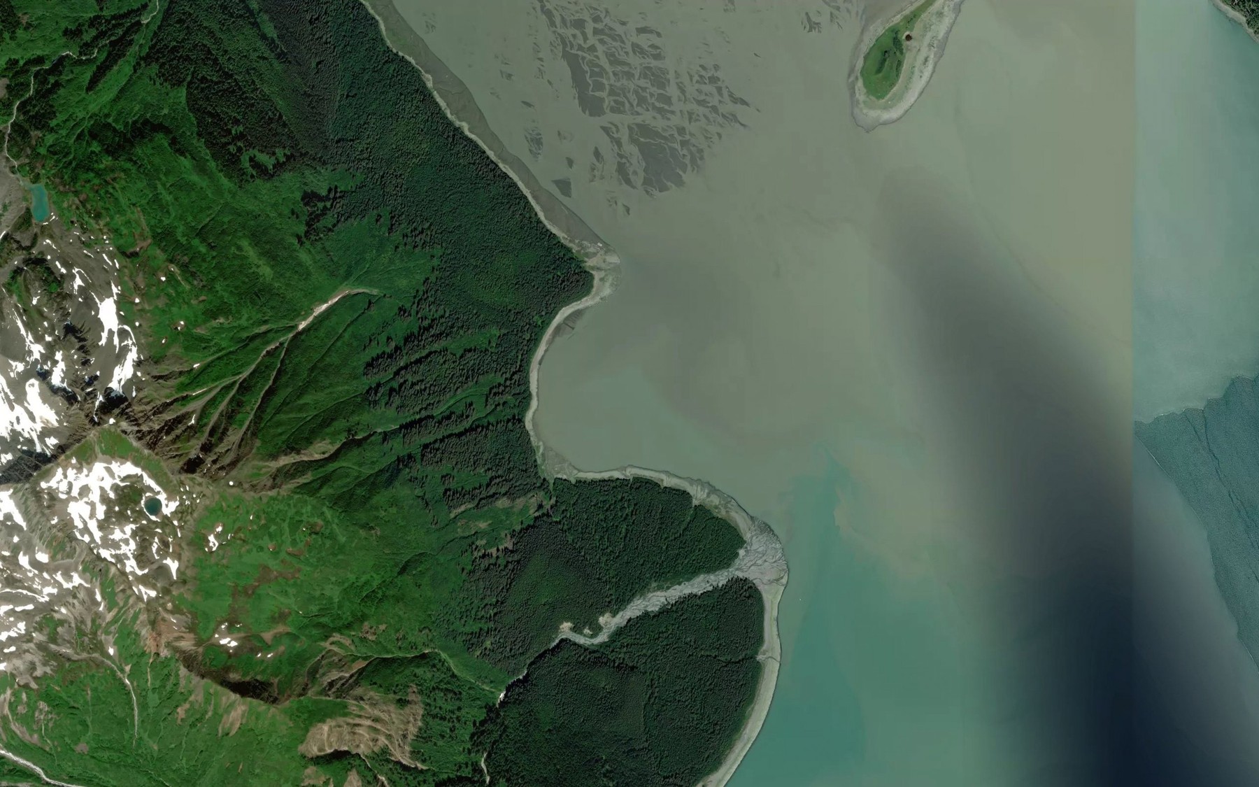 Satellite map of the Pyramid Harbor