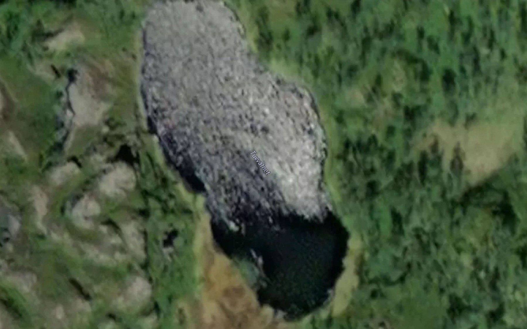 Satellite map of the Tuvvatnet