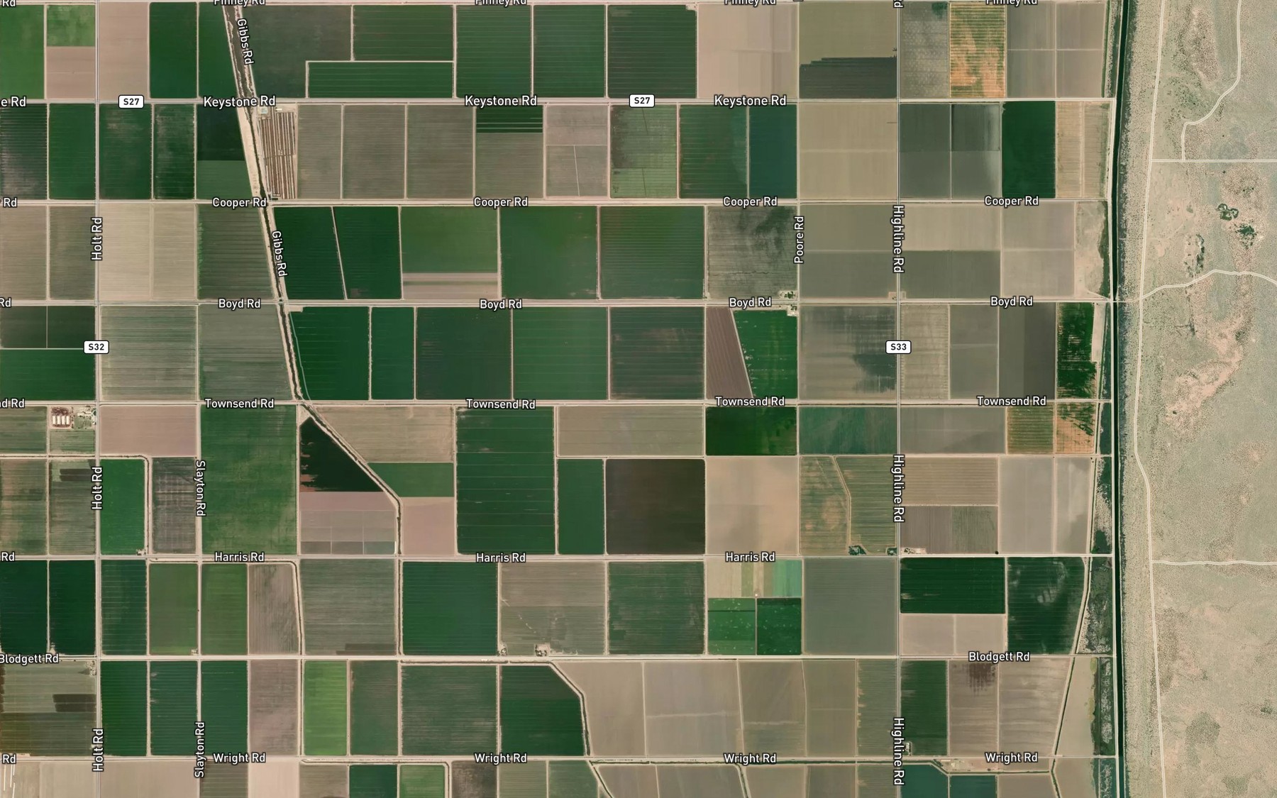 Satellite map of the Township Lateral
