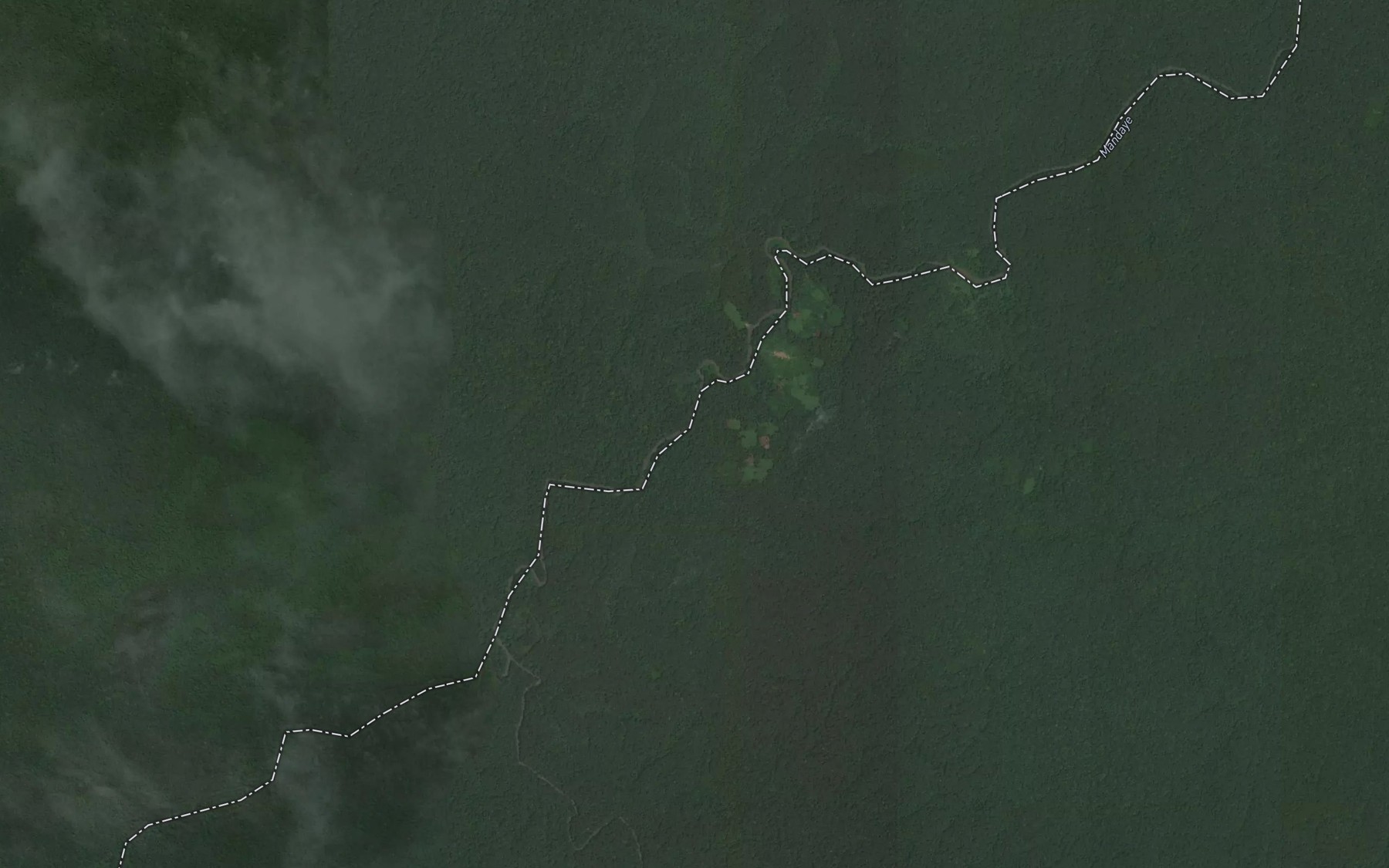 Satellite map of the Amabuka