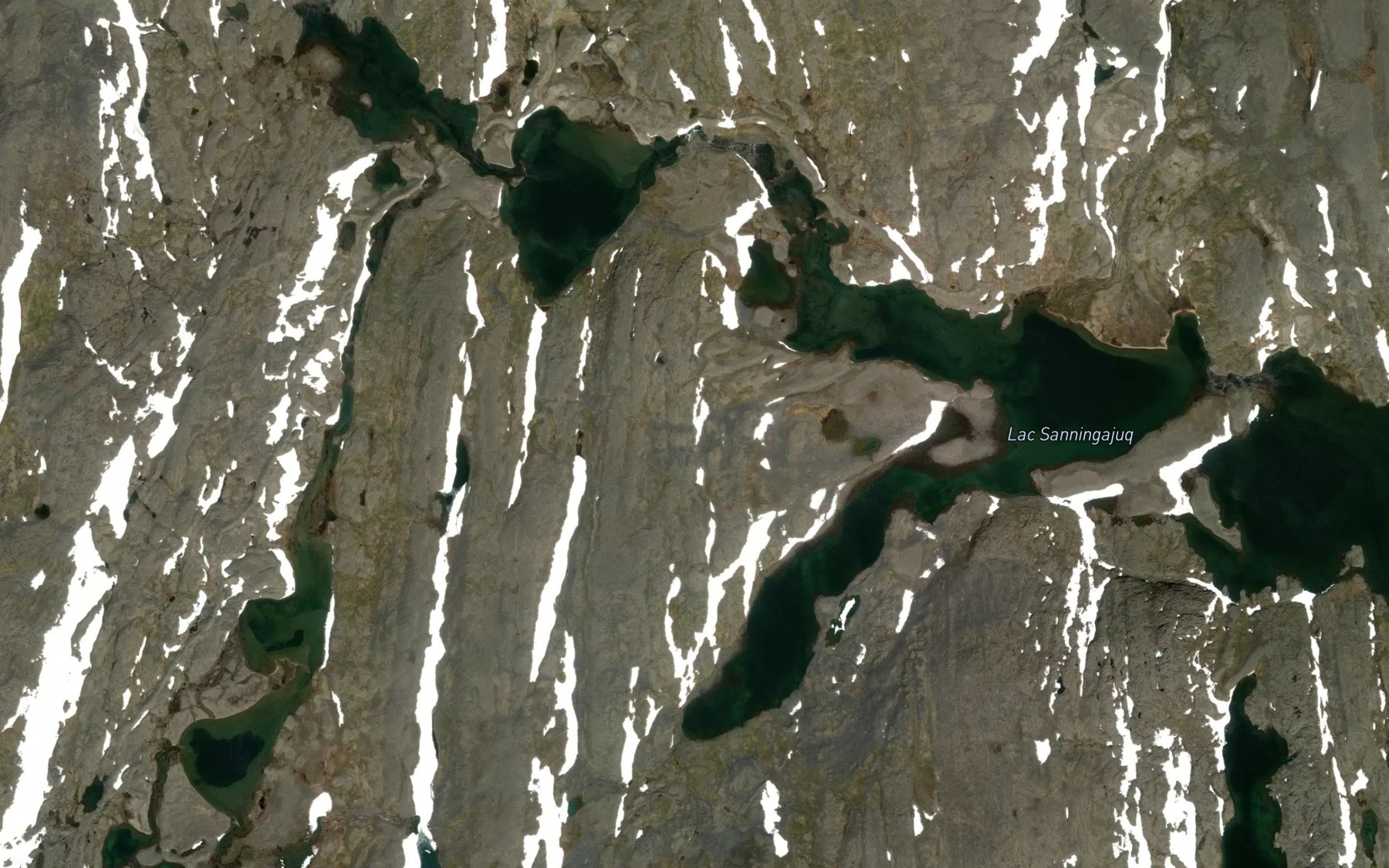 Satellite map of the Lac Sanningajuq
