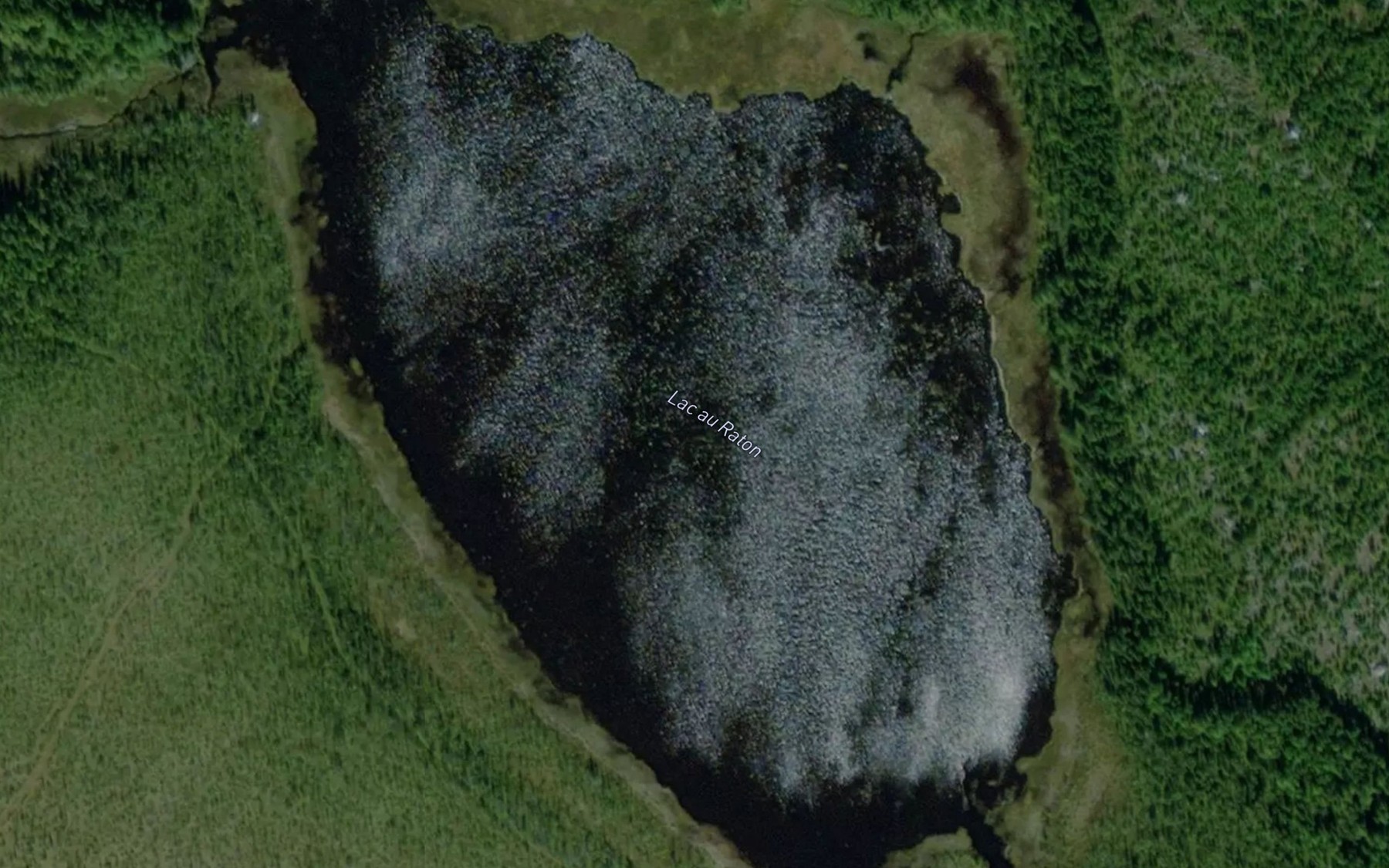 Satellite map of the Lac au Raton