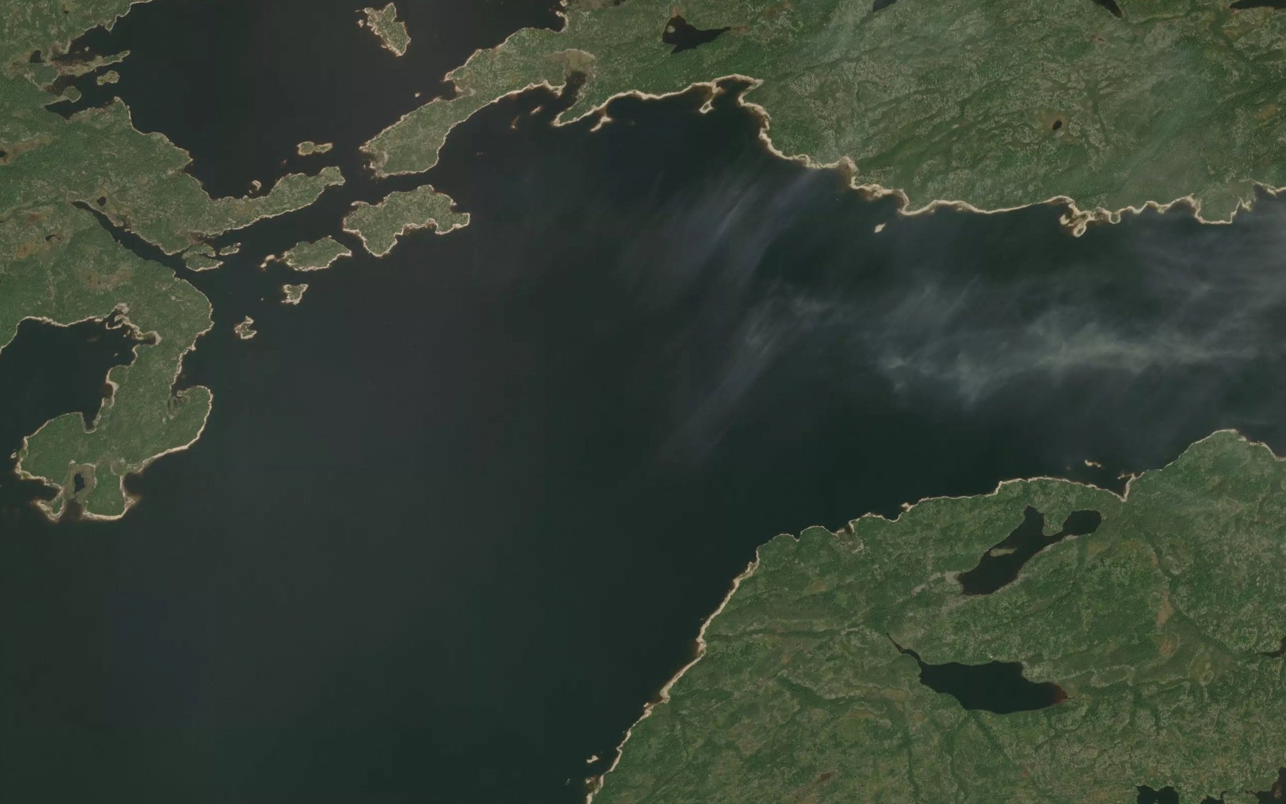 Satellite map of the Baie Gavaudan