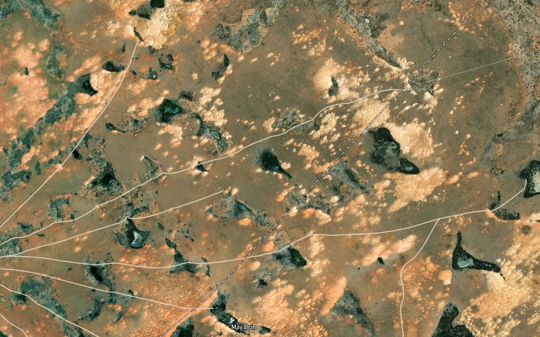 Satellite map of the Ganinya