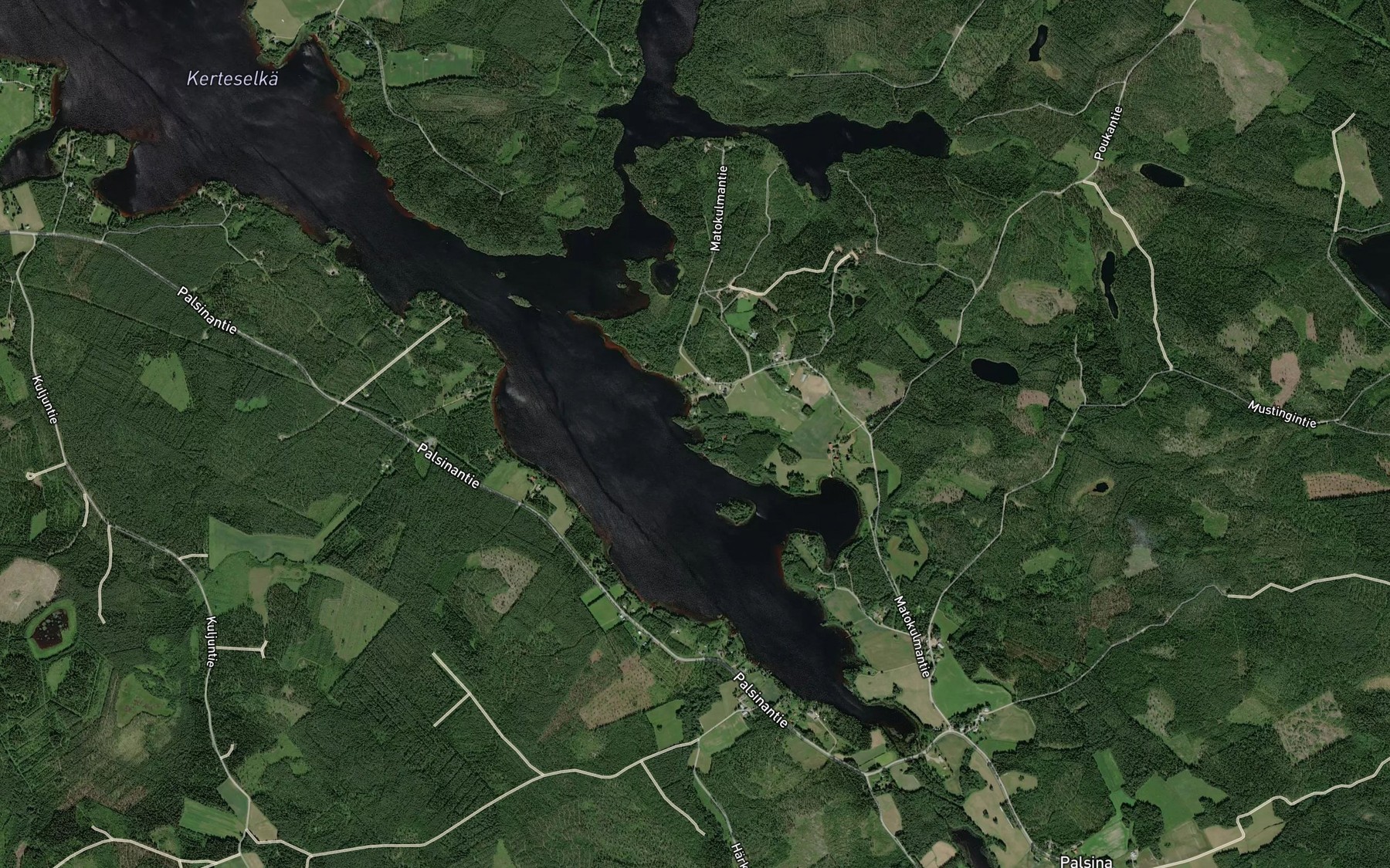 Satellite map of the Sieperinlahti