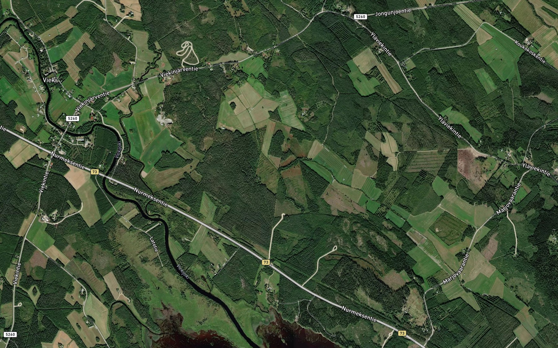 Satellite map of the Heinasuonpuro