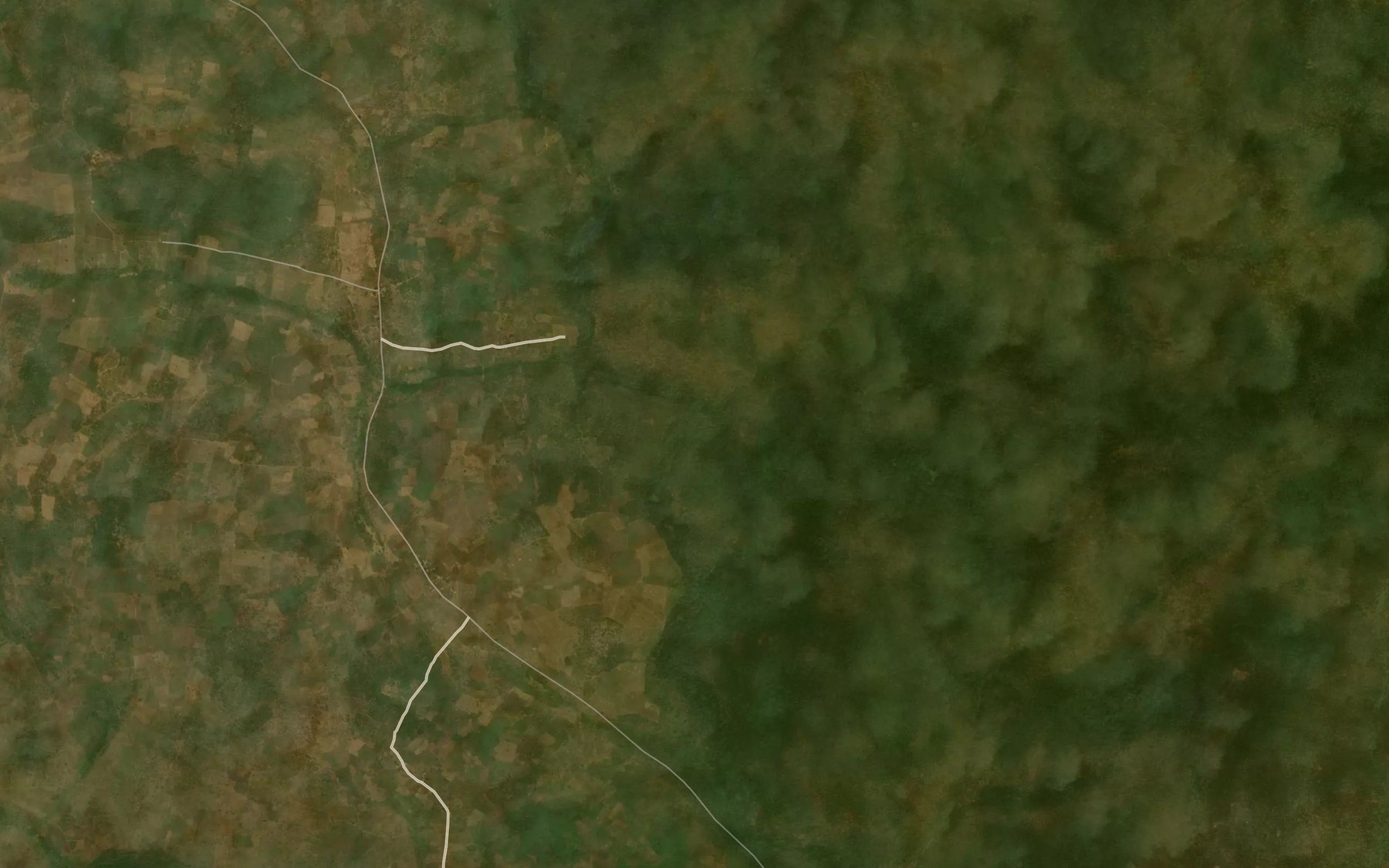Satellite map of the River Afo