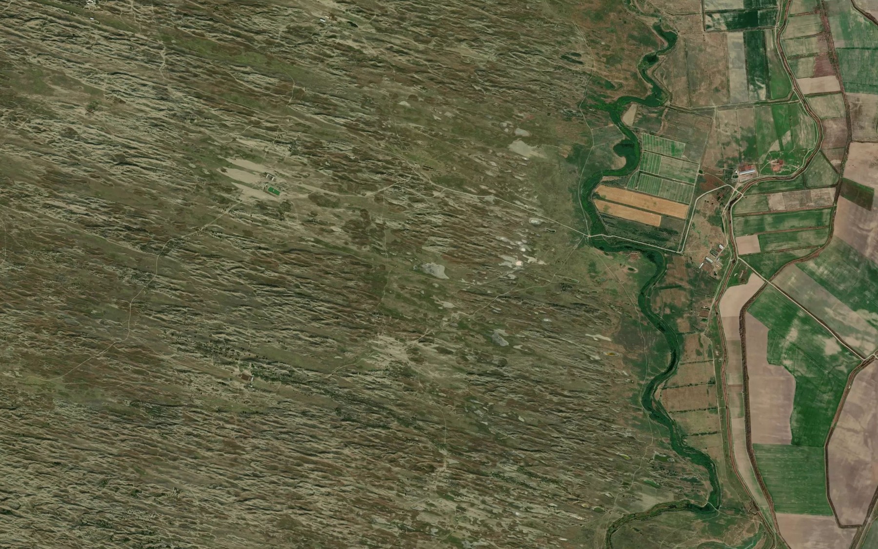 Satellite map of the Ozero Solenoye
