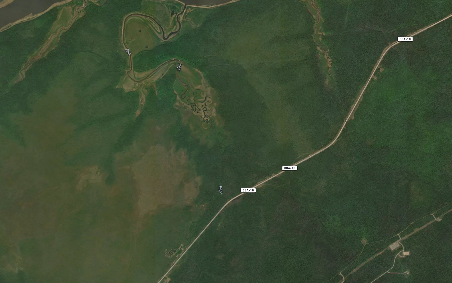 Satellite map of the Daybira