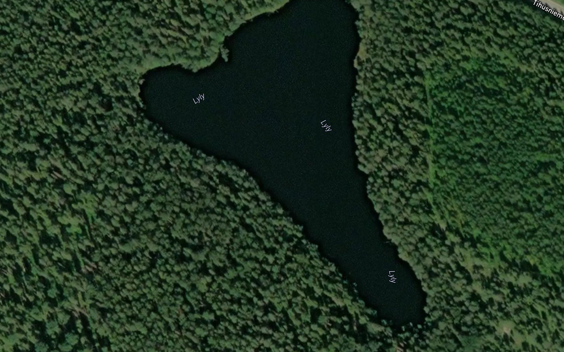 Satellite map of the Lyly