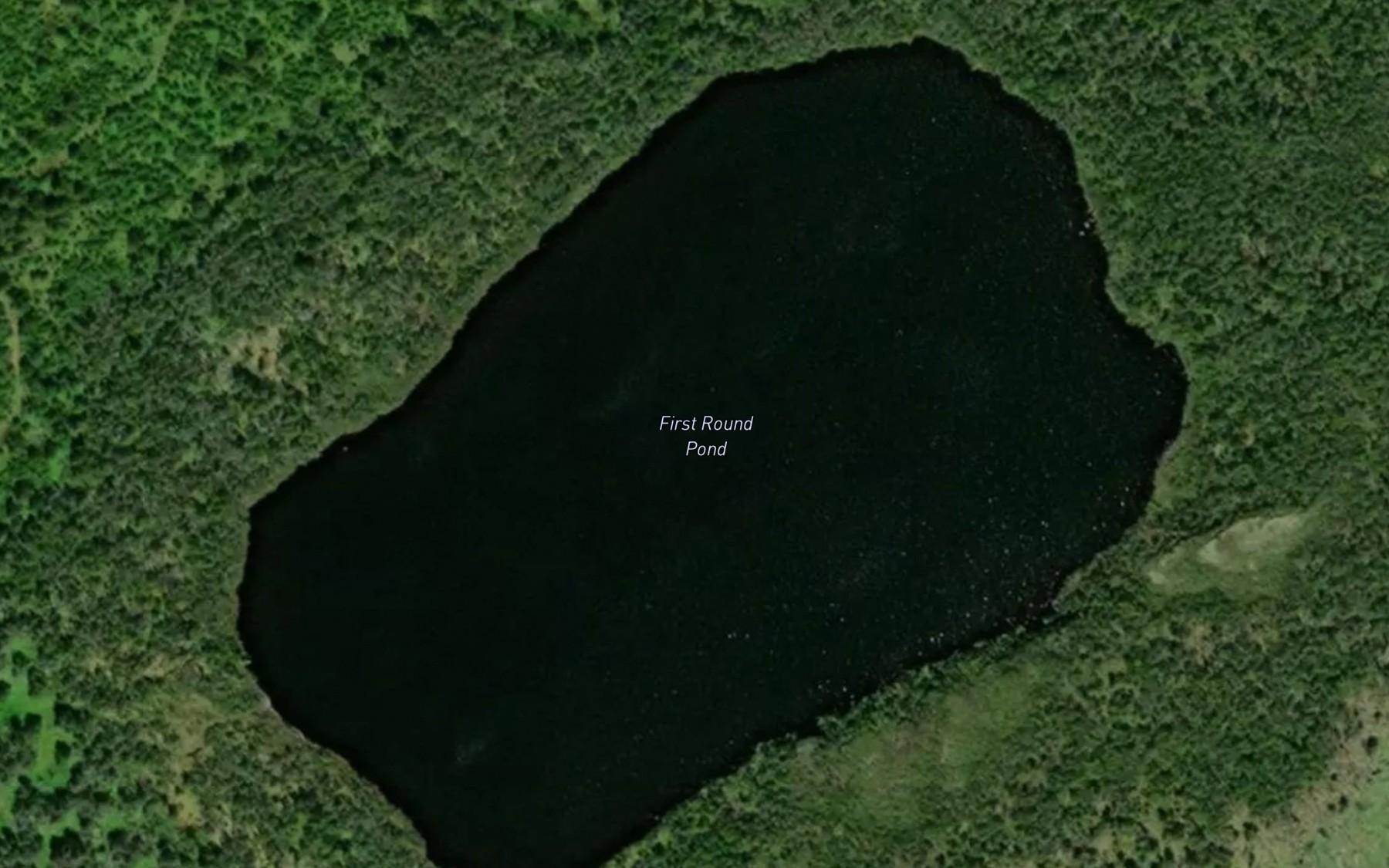 Satellite map of the First Round Pond