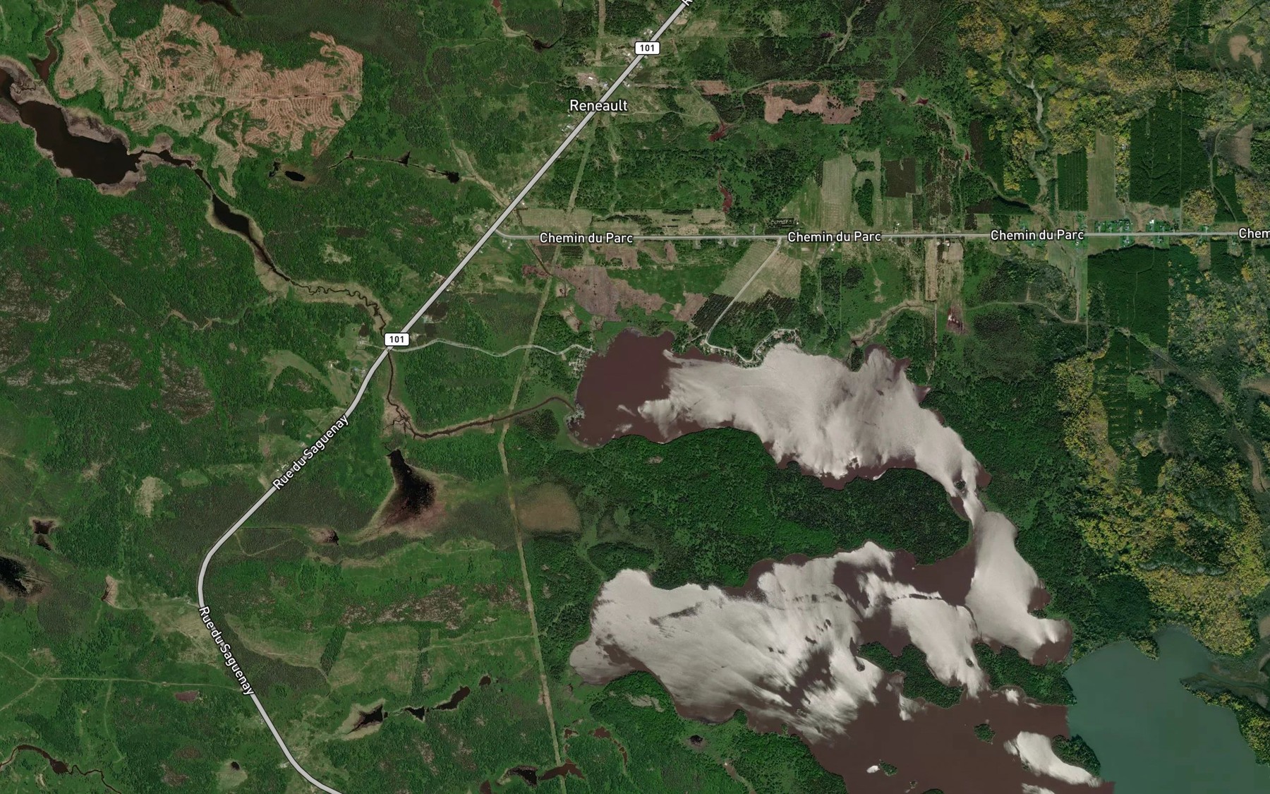 Satellite map of the Baie Destor
