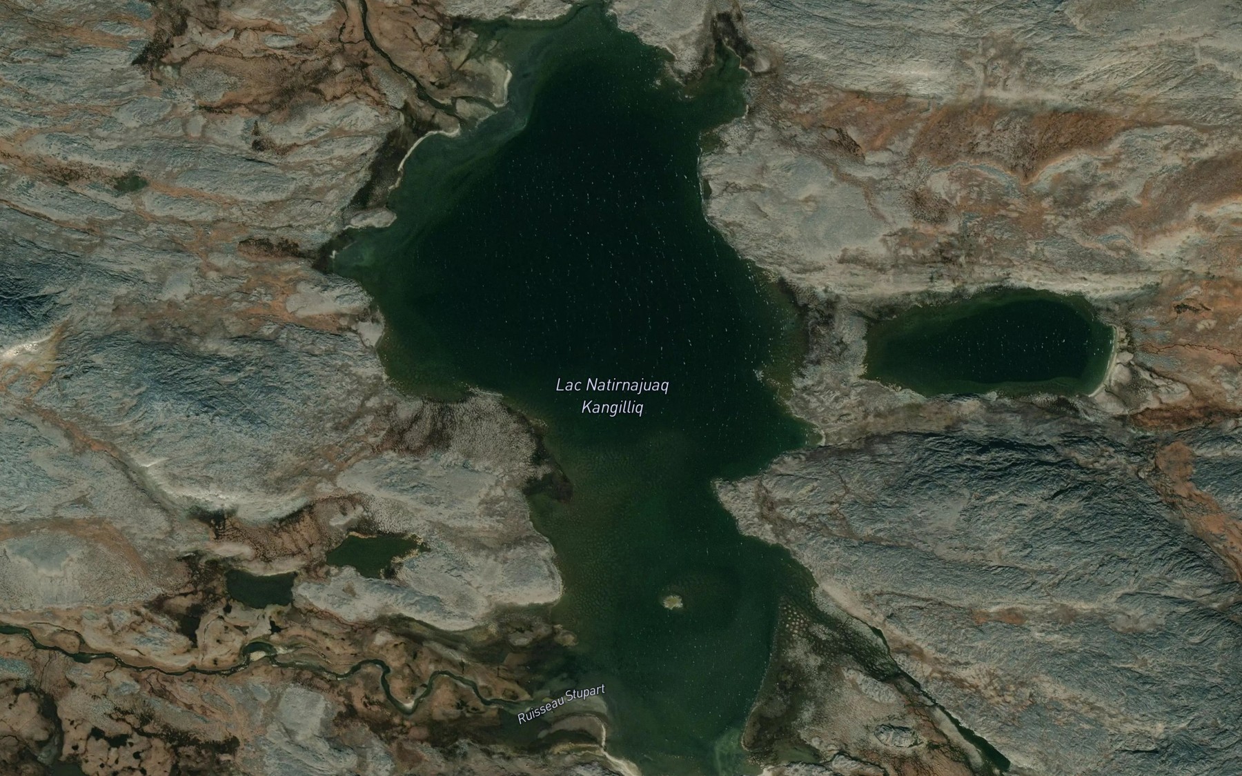 Satellite map of the Lac Natirnajuaq Kangilliq