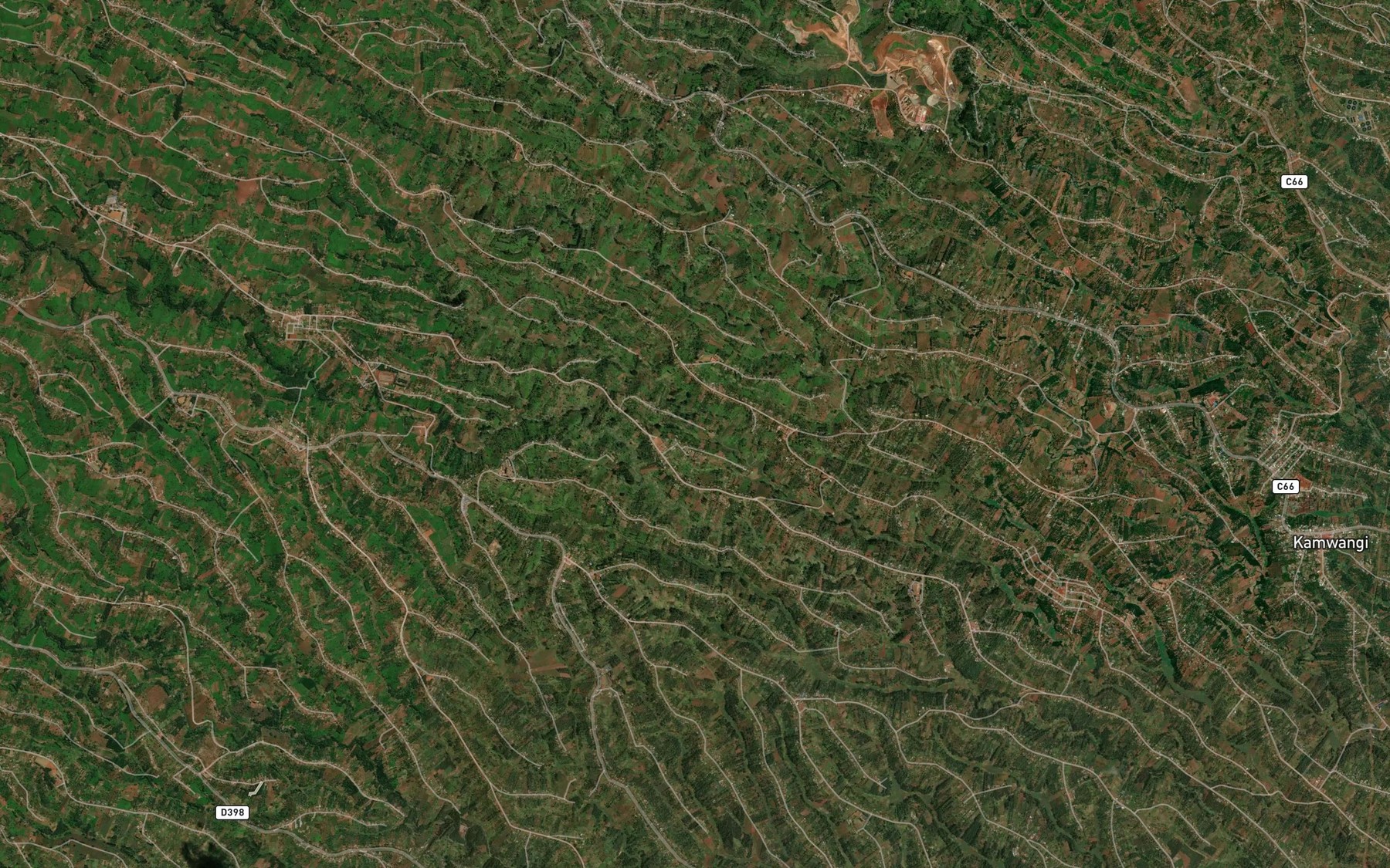 Satellite map of the Kaahungu