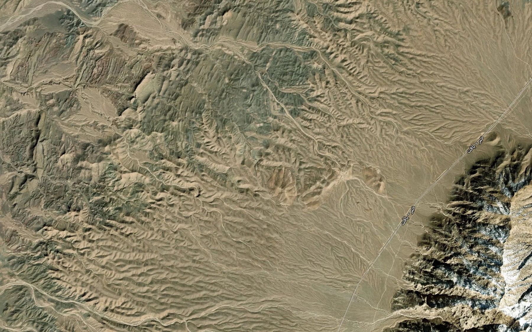 Satellite map of the Cheshmeh-ye Razkuh