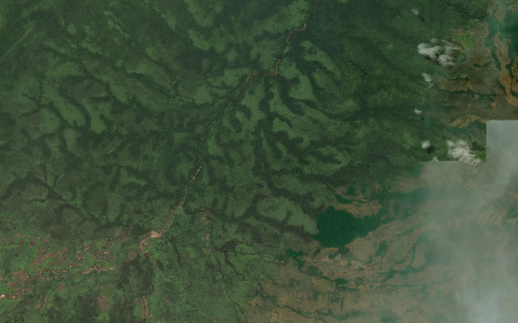 Satellite map of the Ganduna