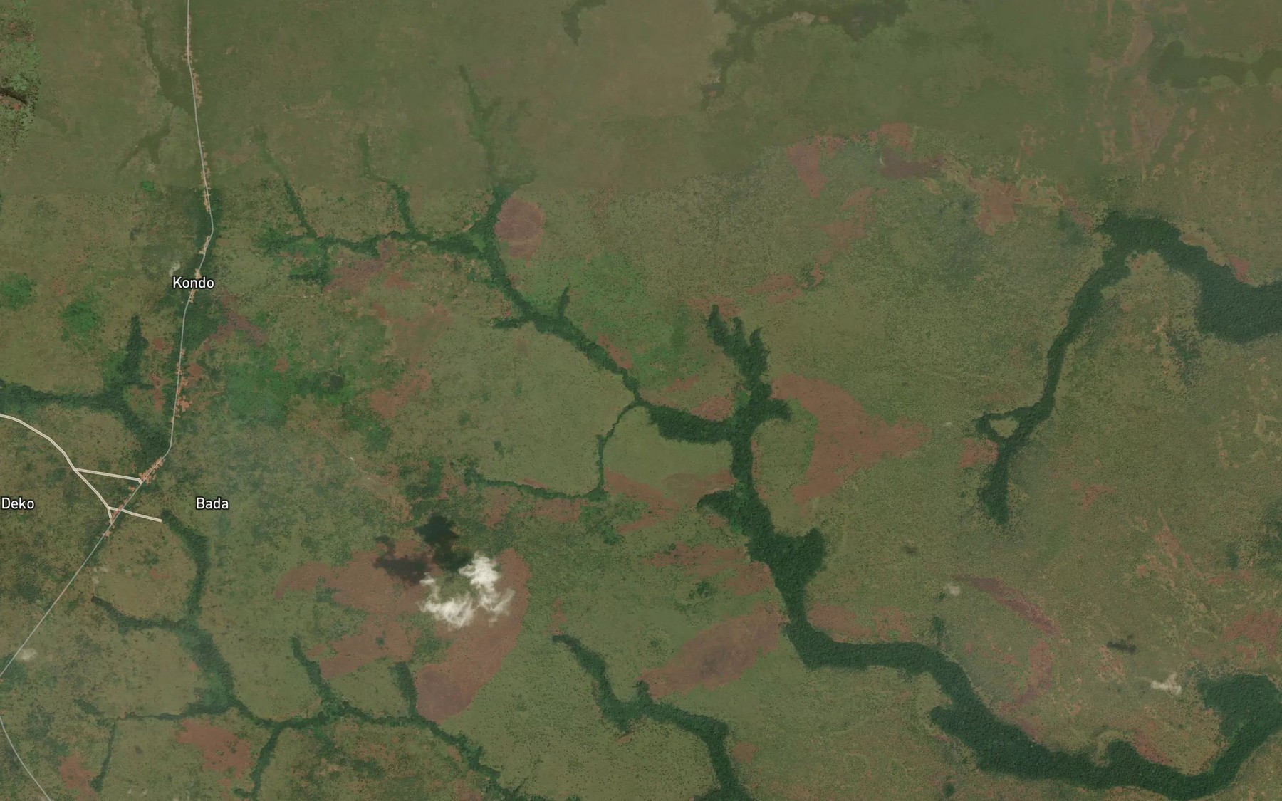 Satellite map of the Yangubua