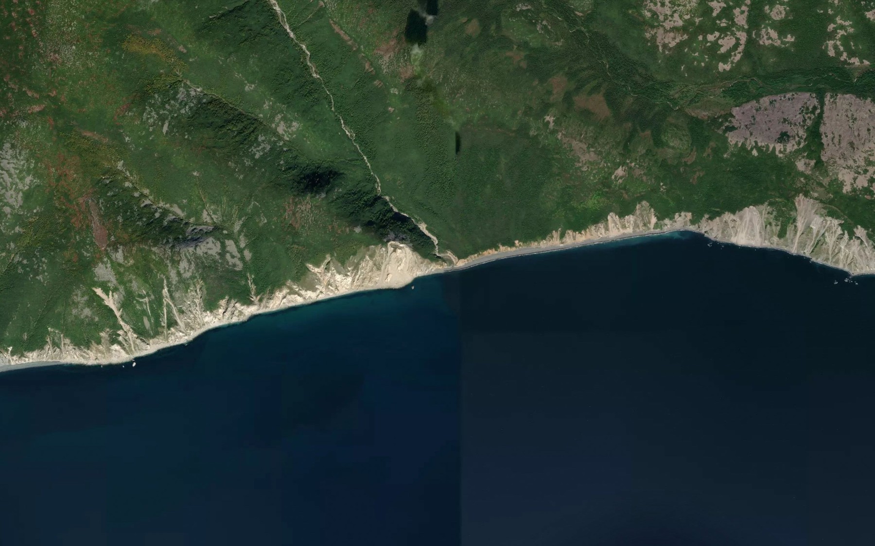 Satellite map of the Bystrets