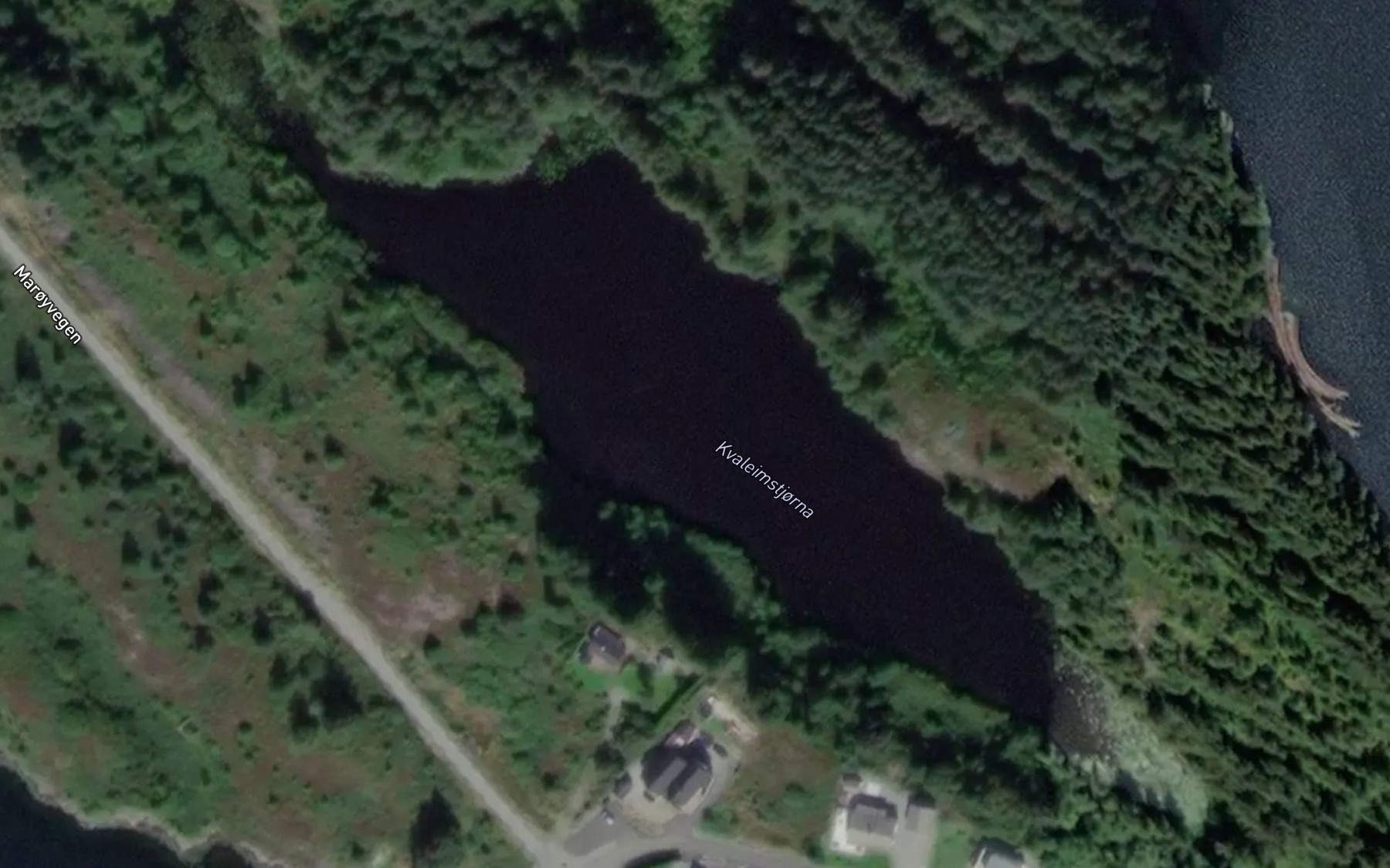 Satellite map of the Kvaleimstjorni