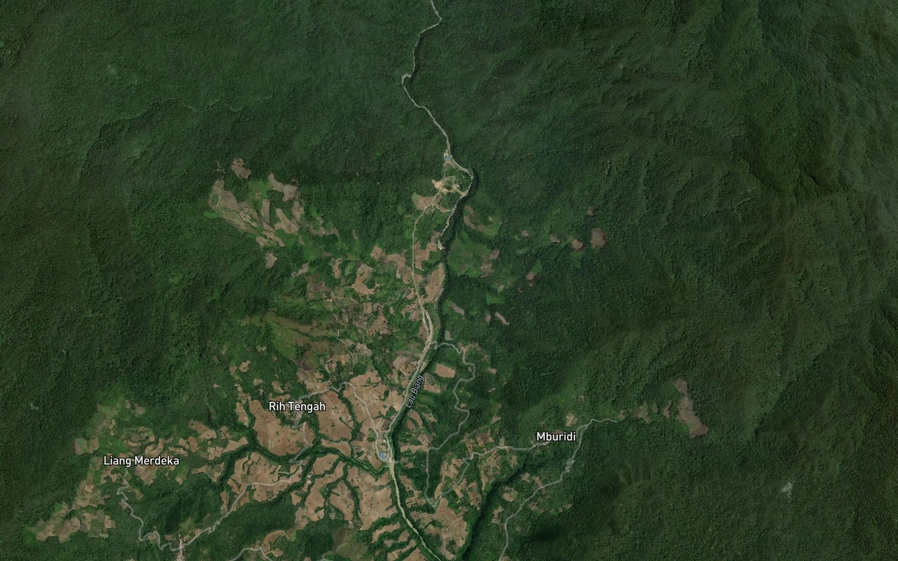 Satellite map of the Lao Taraka