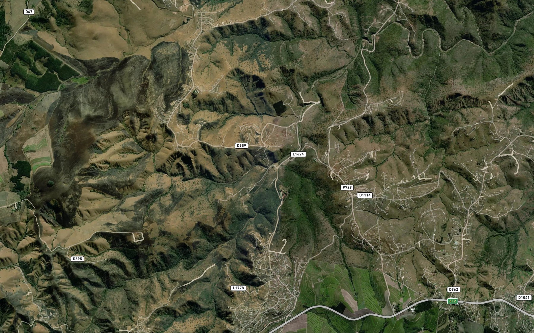 Satellite map of the Nongengane