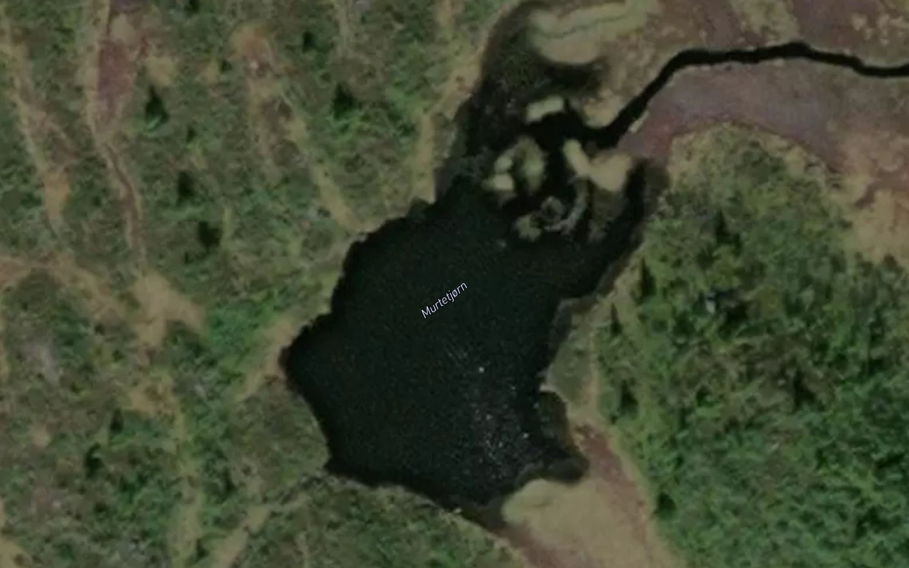 Satellite map of the Murtetjorn