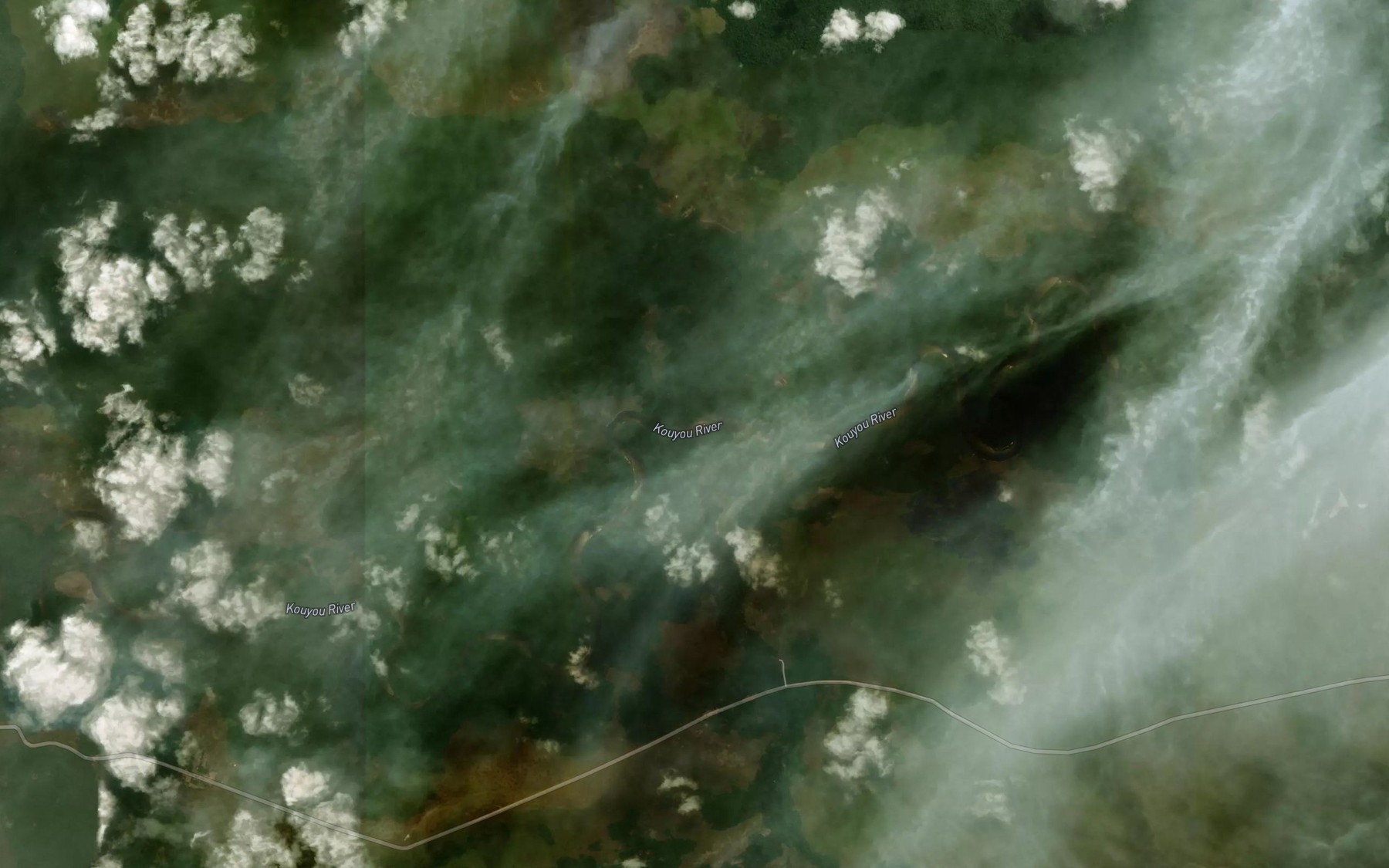 Satellite map of the Douma
