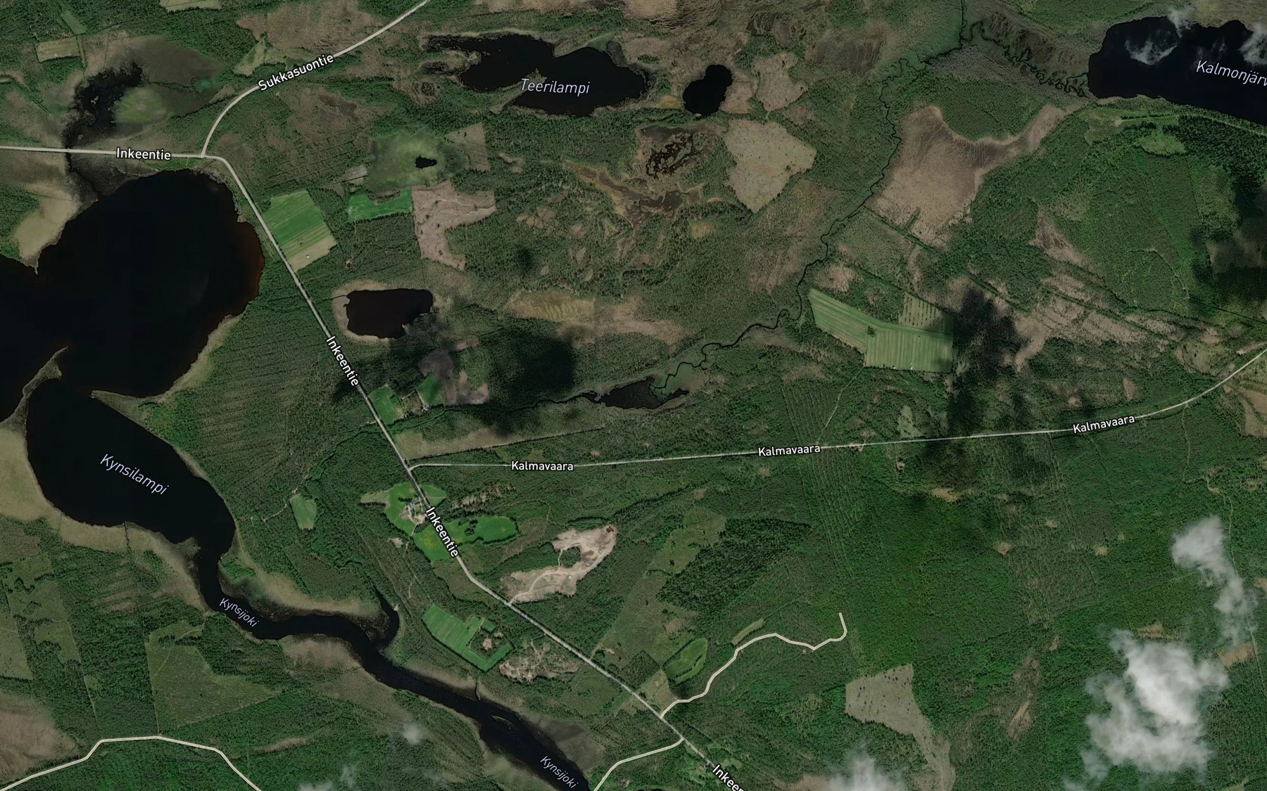 Satellite map of the Ala-Kalmo