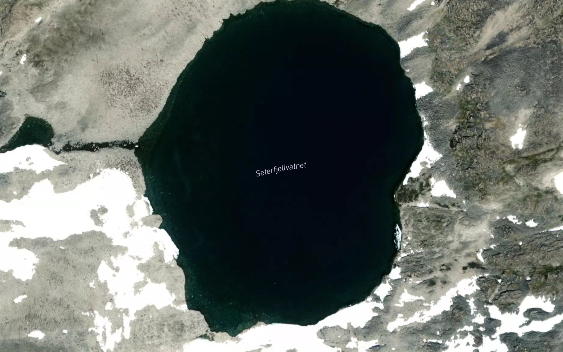 Satellite map of the Seterfjellvatnet