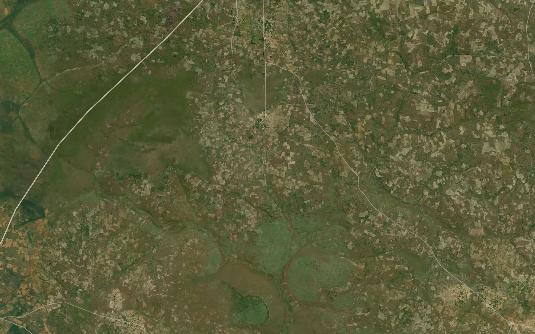 Satellite map of the Ndjundo