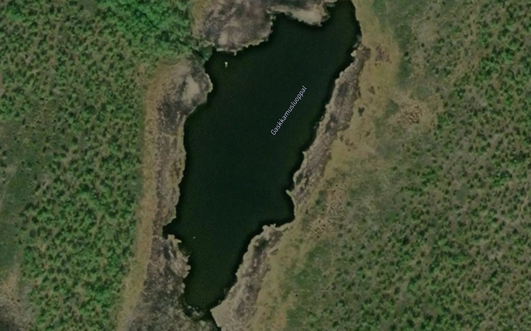 Satellite map of the Gaskkamusluoppal