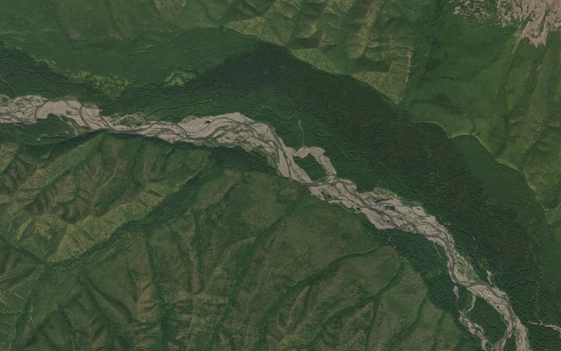 Satellite map of the Bolochek