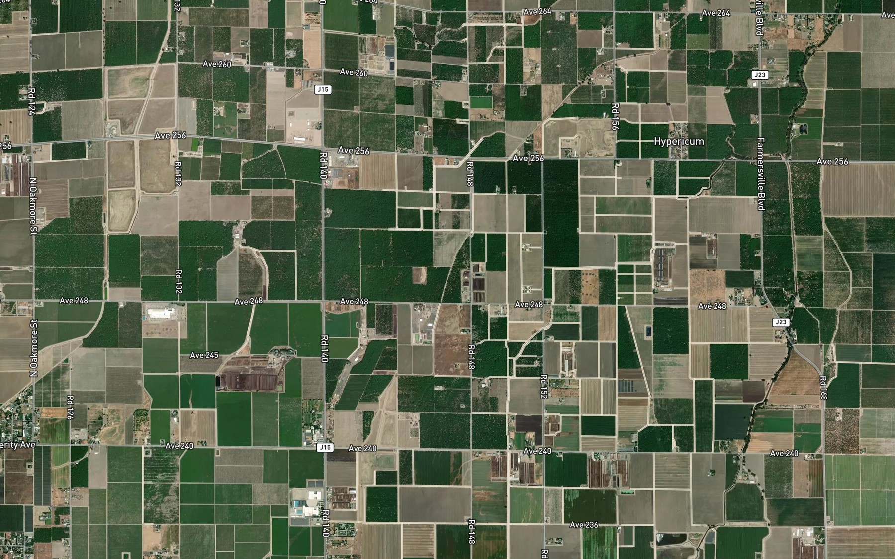Satellite map of the Farmers Ditch