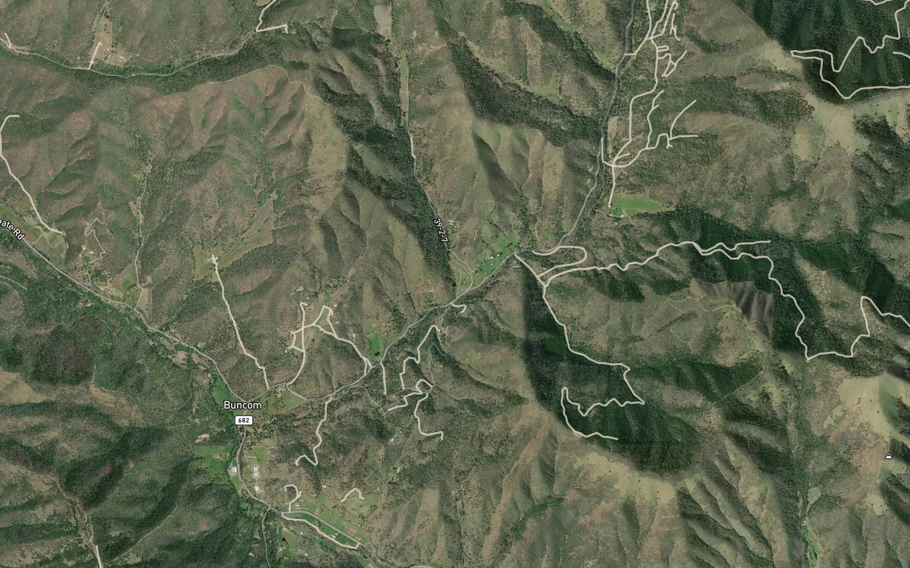 Satellite map of the Schlesinger Reservoir