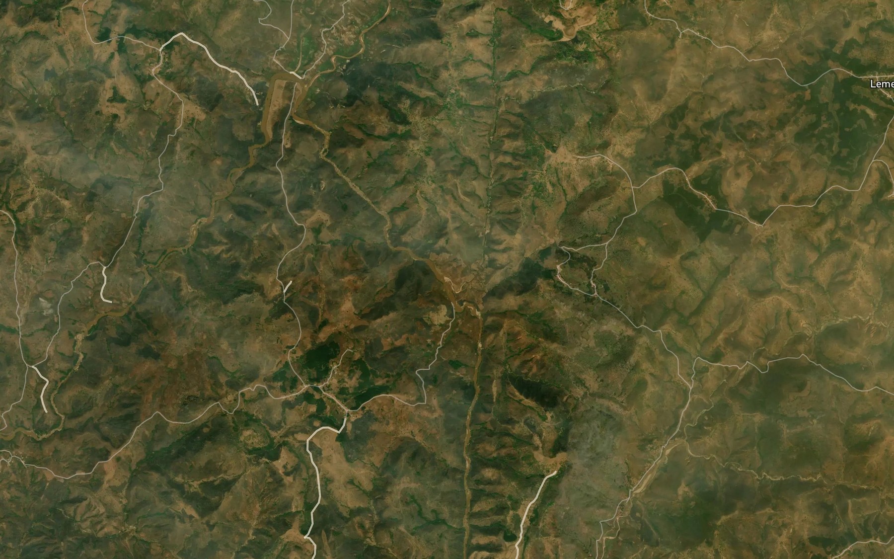 Satellite map of the Leme