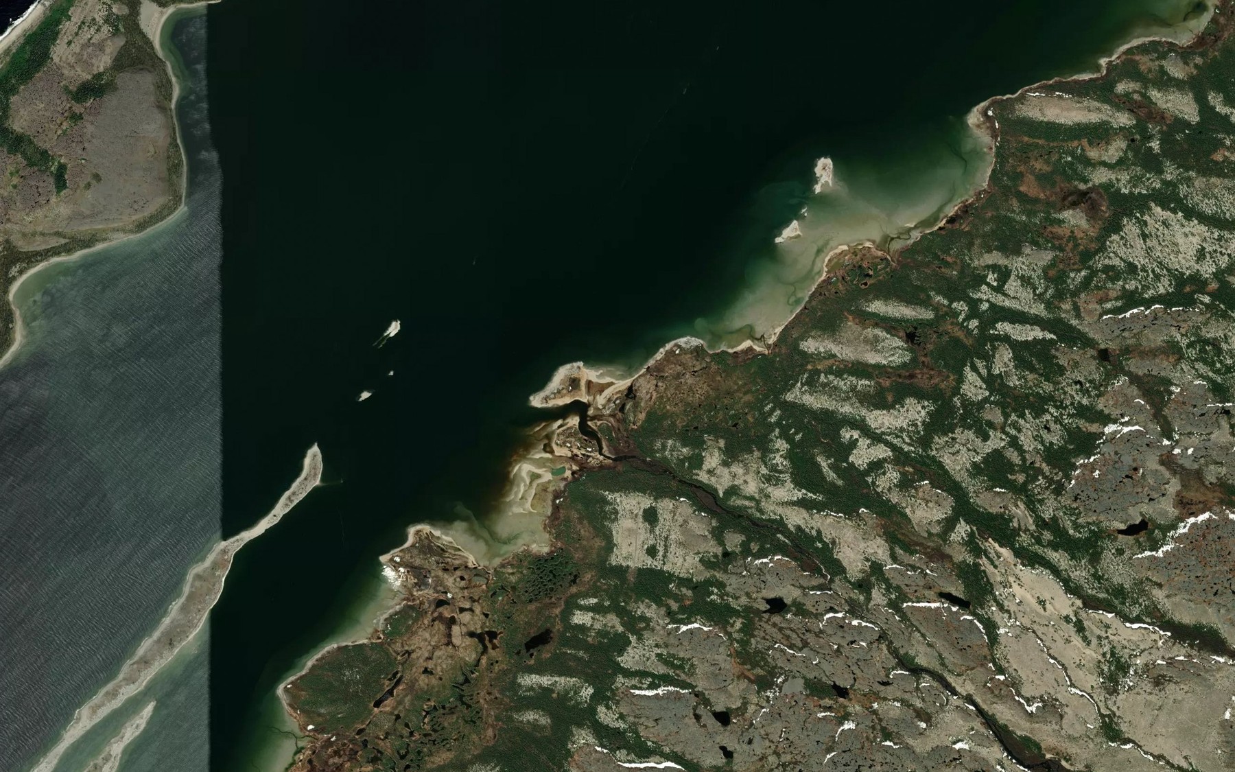 Satellite map of the Ruisseau Pachiskw