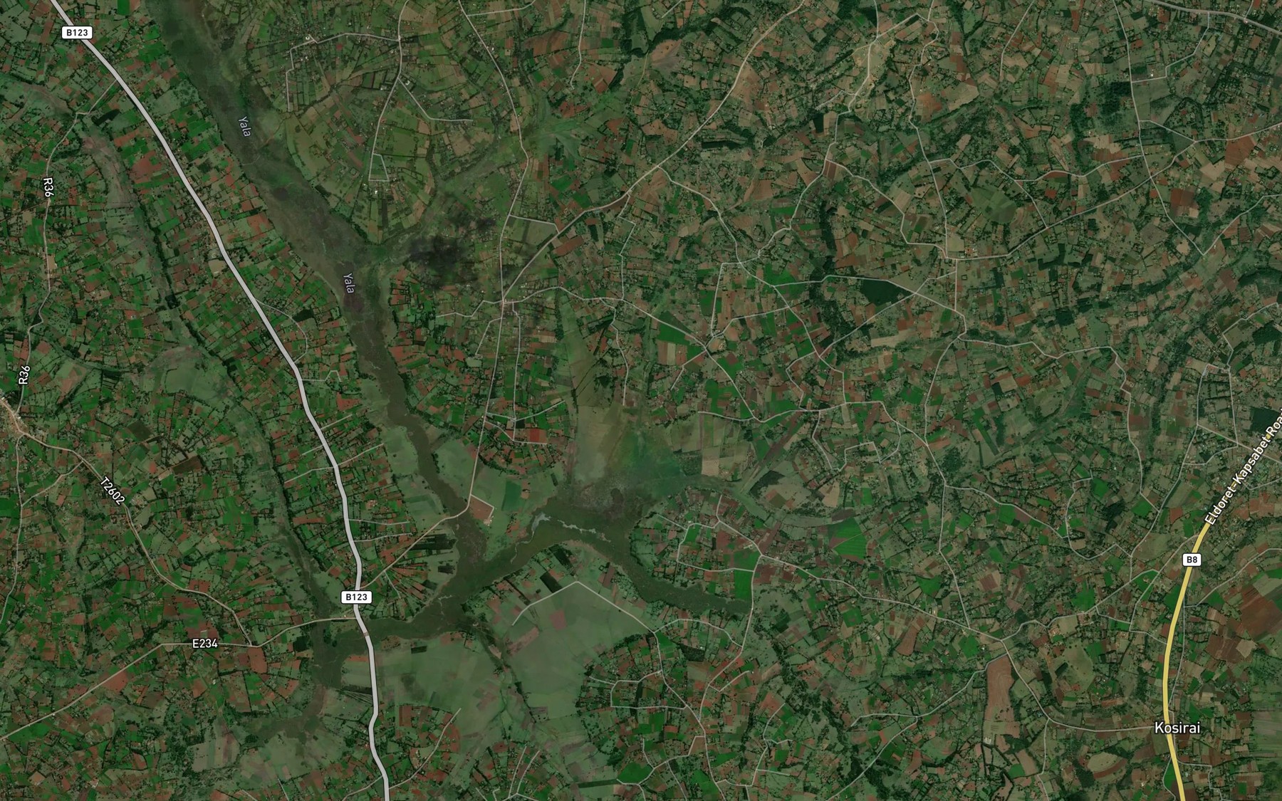 Satellite map of the Cheptarit