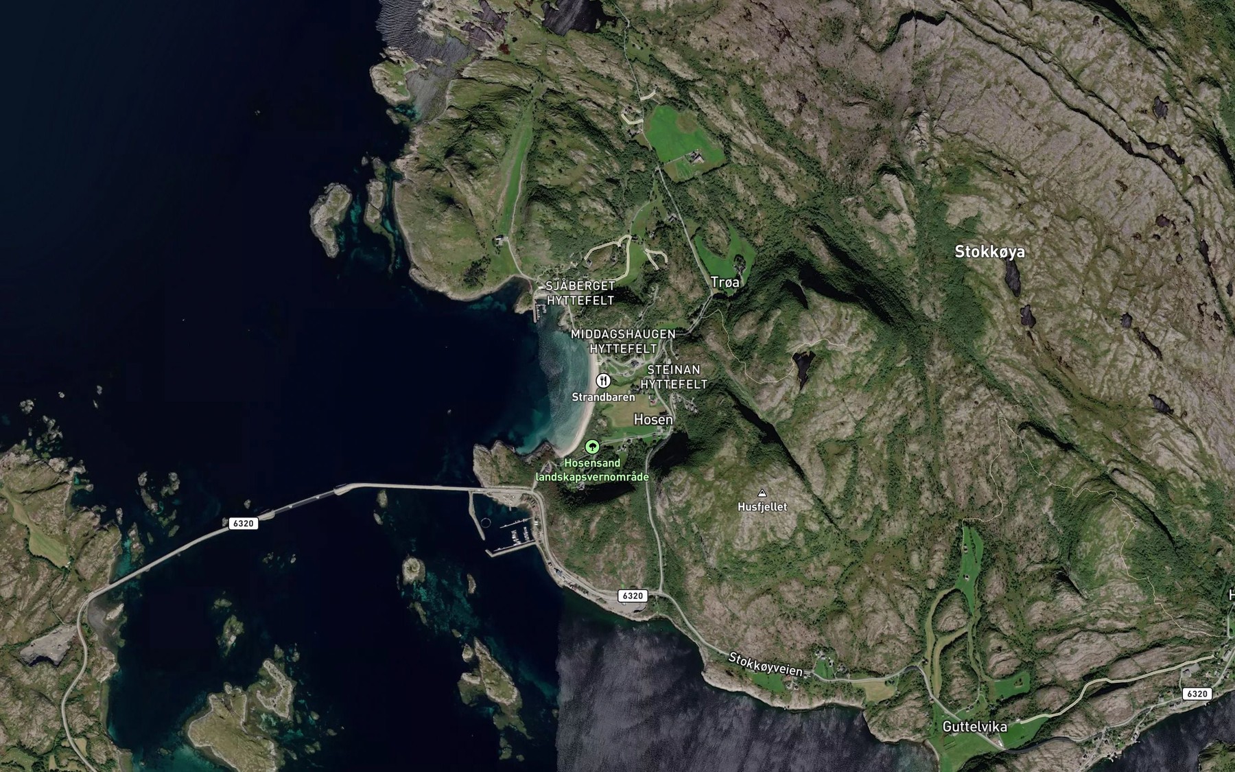 Satellite map of the Valdskiftbekken