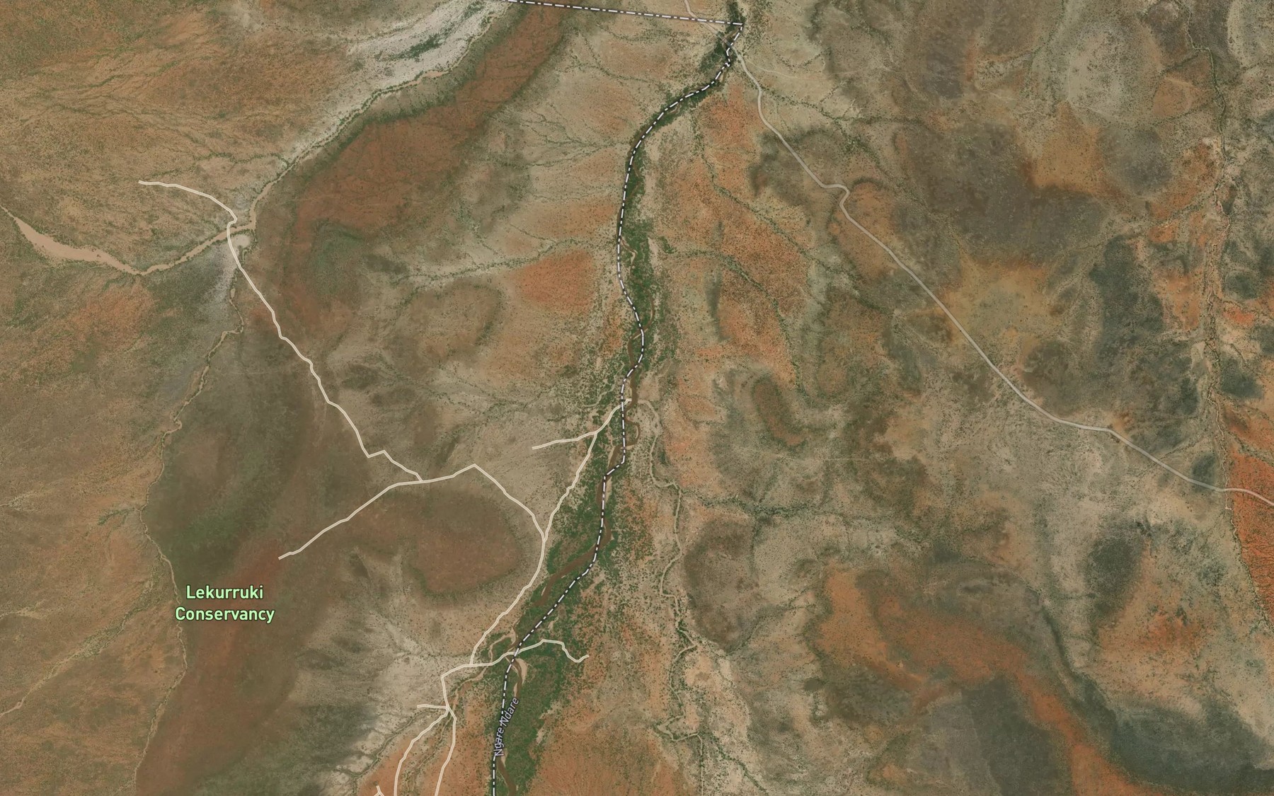 Satellite map of the Barberess