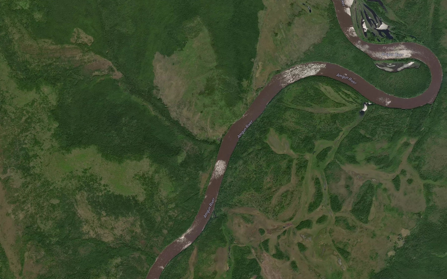 Satellite map of the Luki