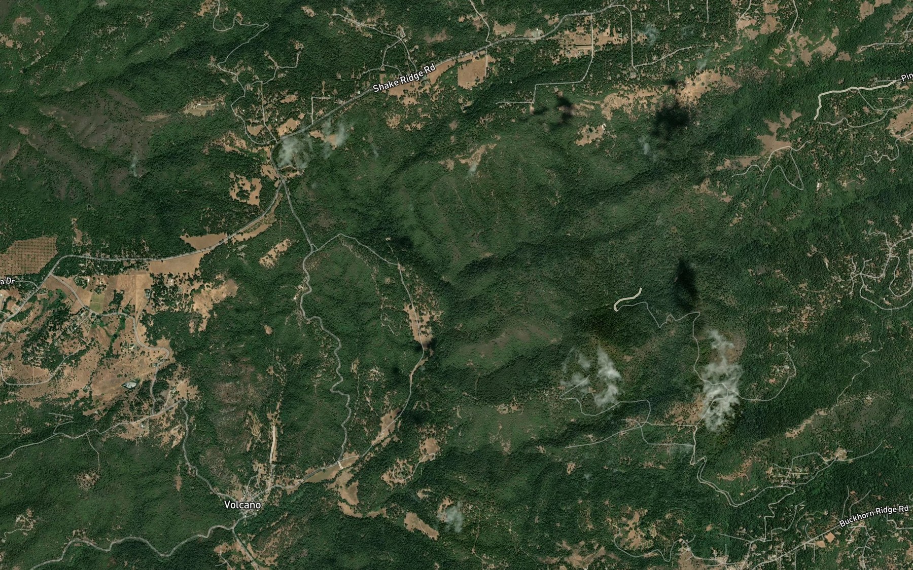 Satellite map of the Golden Gate Creek