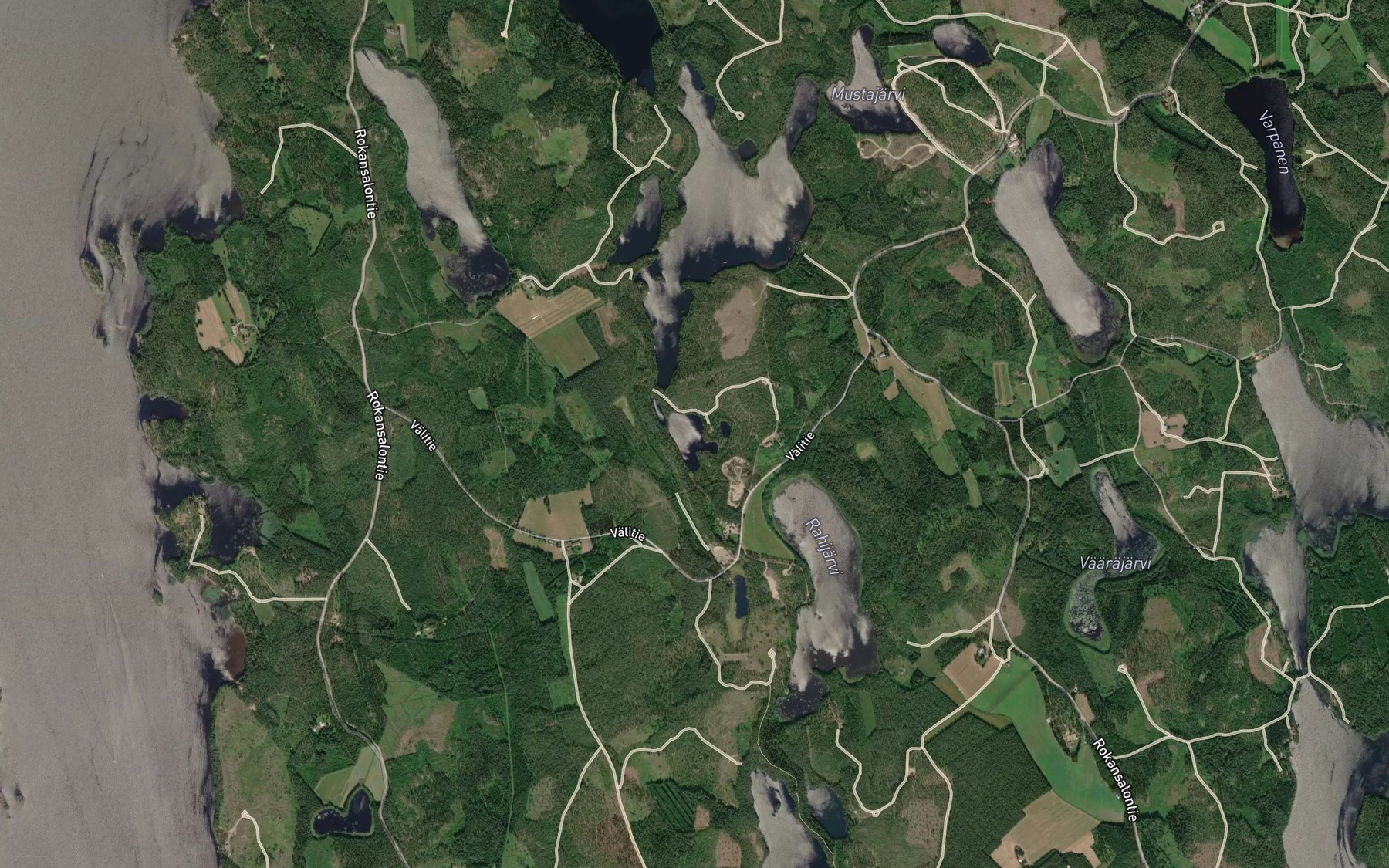 Satellite map of the Suolampi