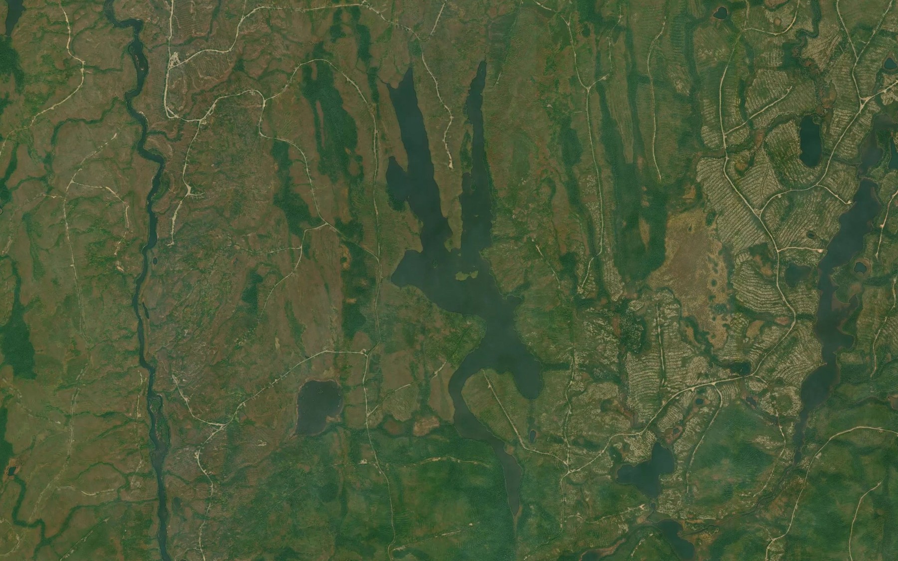 Satellite map of the Lac de la Culotte