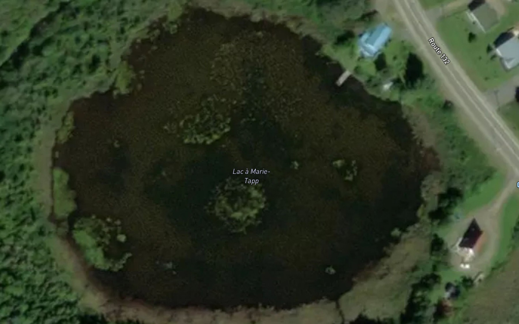 Satellite map of the Lac a Marie-Tapp