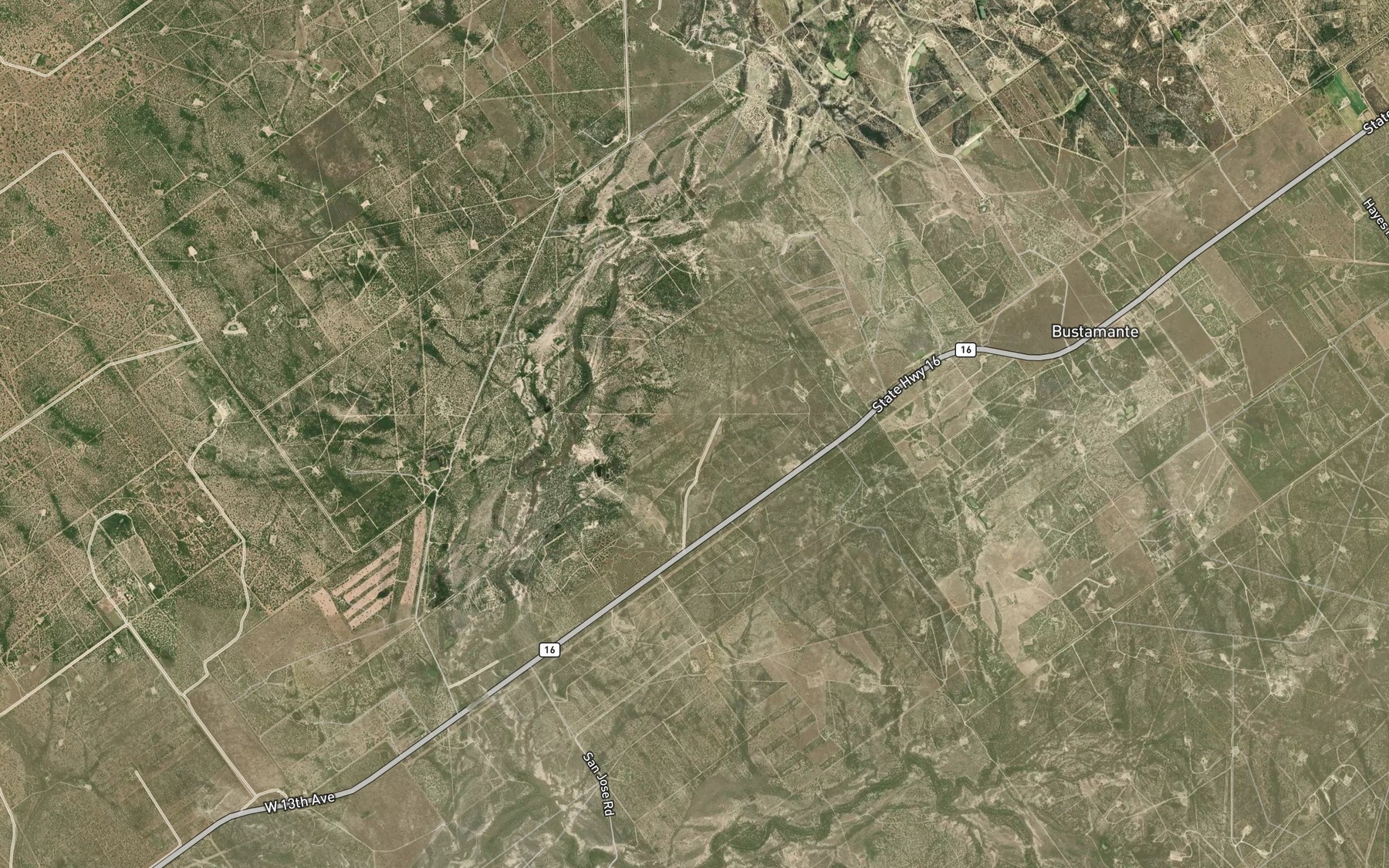 Satellite map of the Gutierrez Lake Number 2