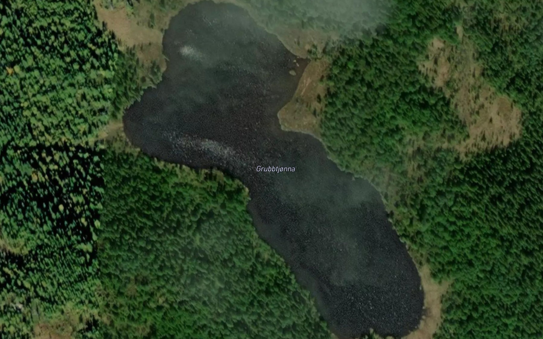 Satellite map of the Grubbtjorna