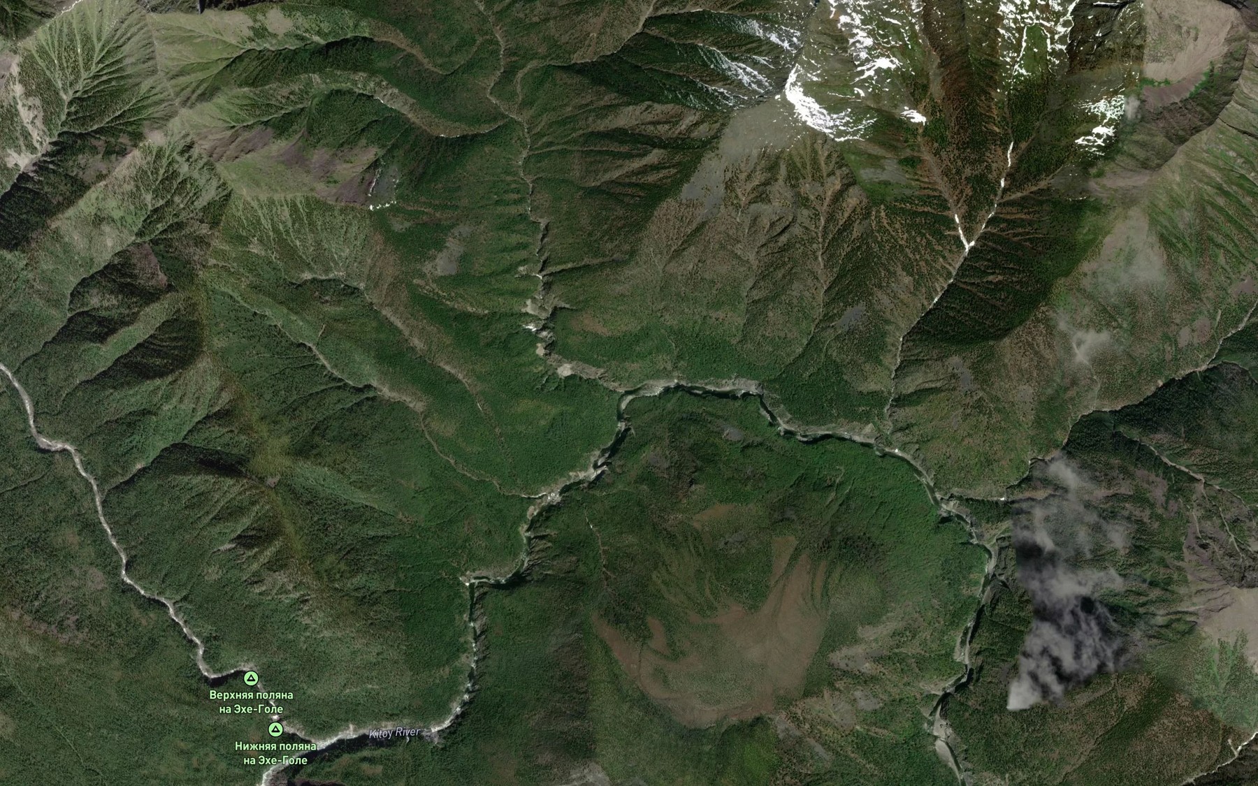 Satellite map of the Motkin-Gol